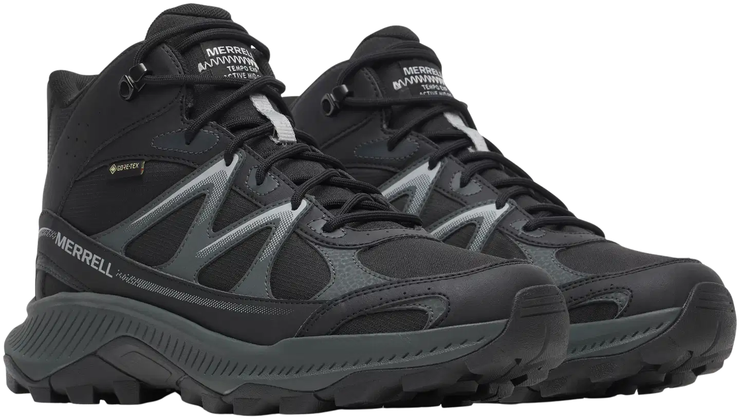 Merrell miesten Mid-vartinen ulkoilukenkä Tempo EXP Active Mid Gore-Tex - Black - 3