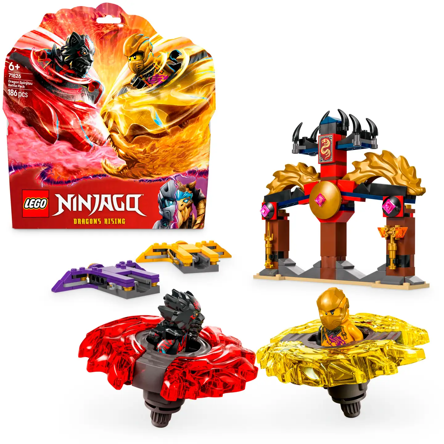 LEGO® Ninjago 71826 Spinjitzu-lohikäärmetaistelupaketti - 1