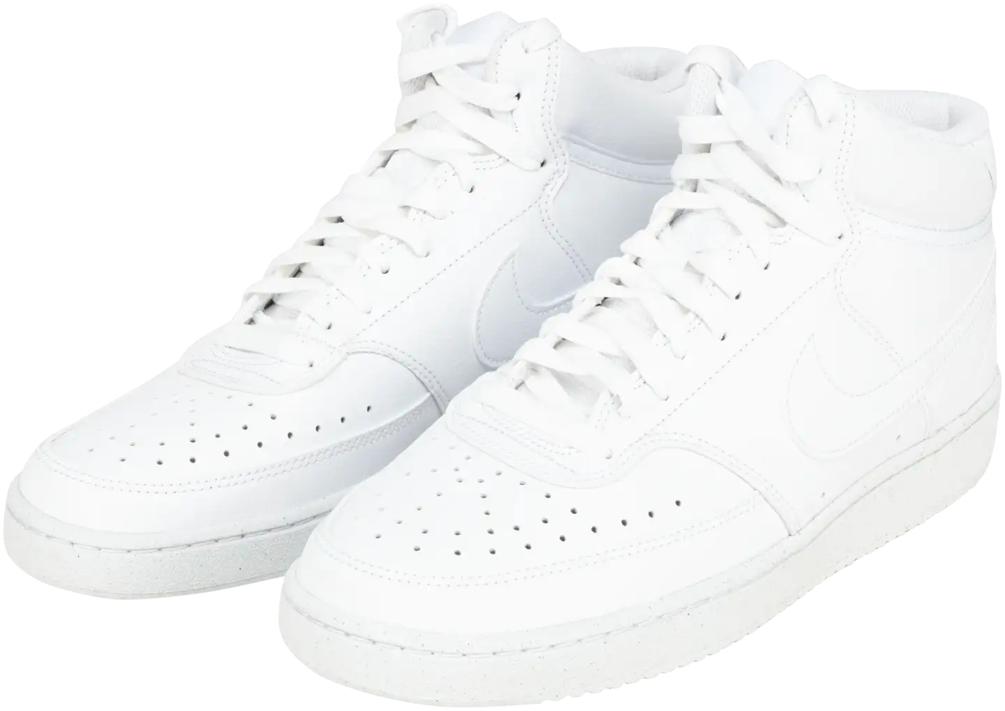 Nike miesten Mid-vartinen vapaa-ajan jalkine Court Vision Mid NN - WHITE/WHITE - 1