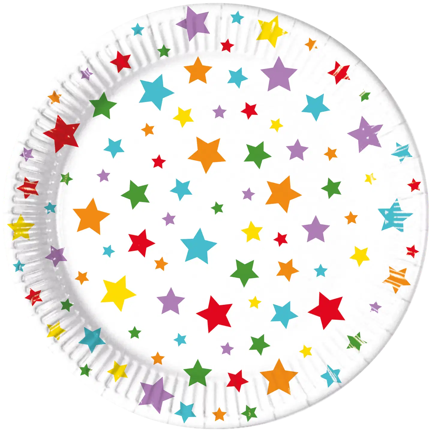 Multicolor Stars lautanen 23 cm 8 kpl