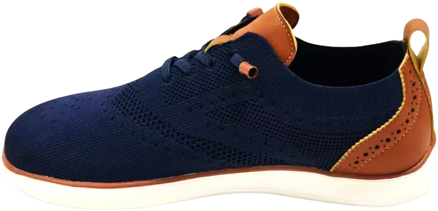 House miesten paljasjalkakengät Icarus BF K-S6124NAV - Navy/brown - 4