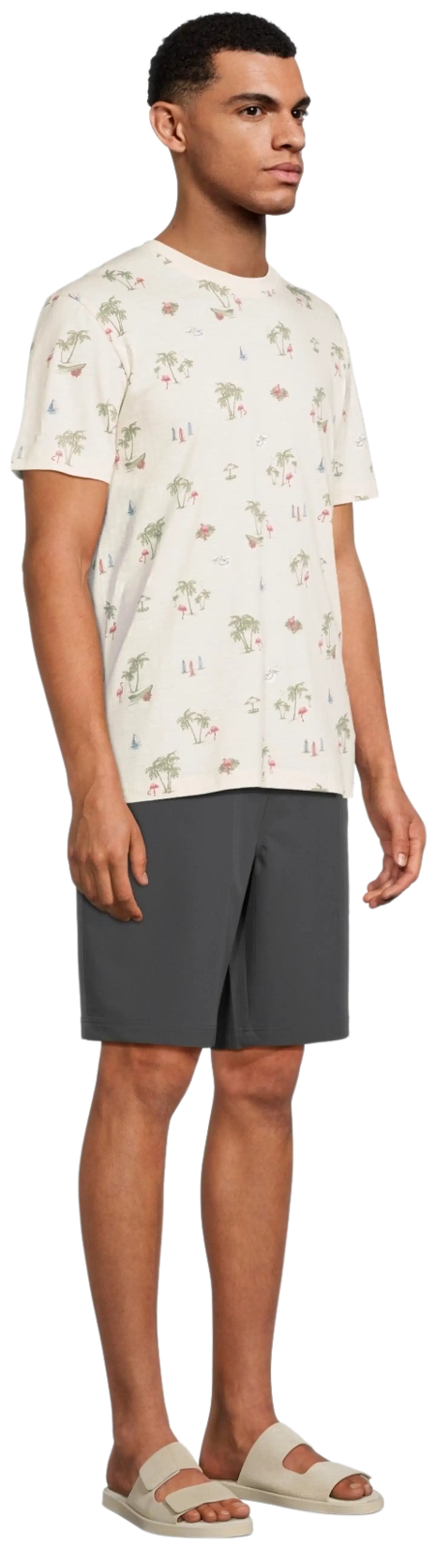 TEX miesten t-paita I275390 - BEIGE - 4
