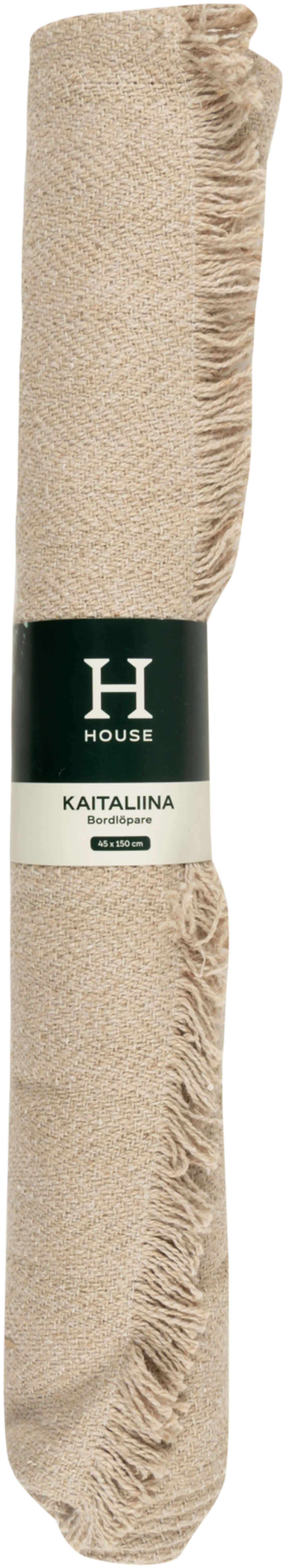 House kaitaliina Lamedada 45x150 cm pellava/beige - 2