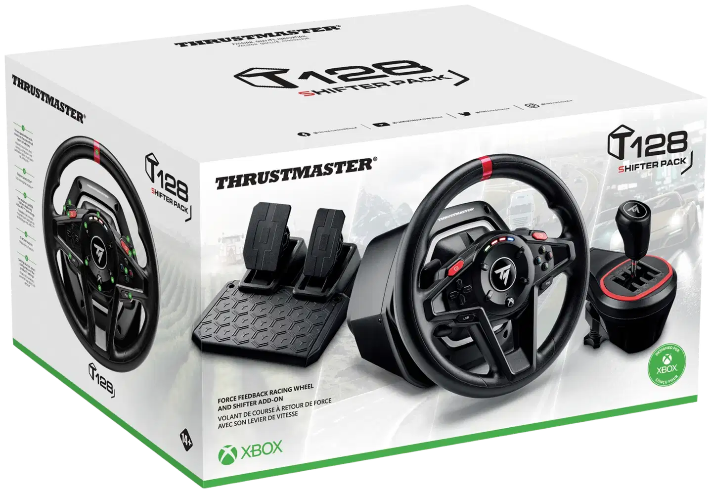 Thrustmaster T128-X rattipolkimet + vaihdekeppi - 6