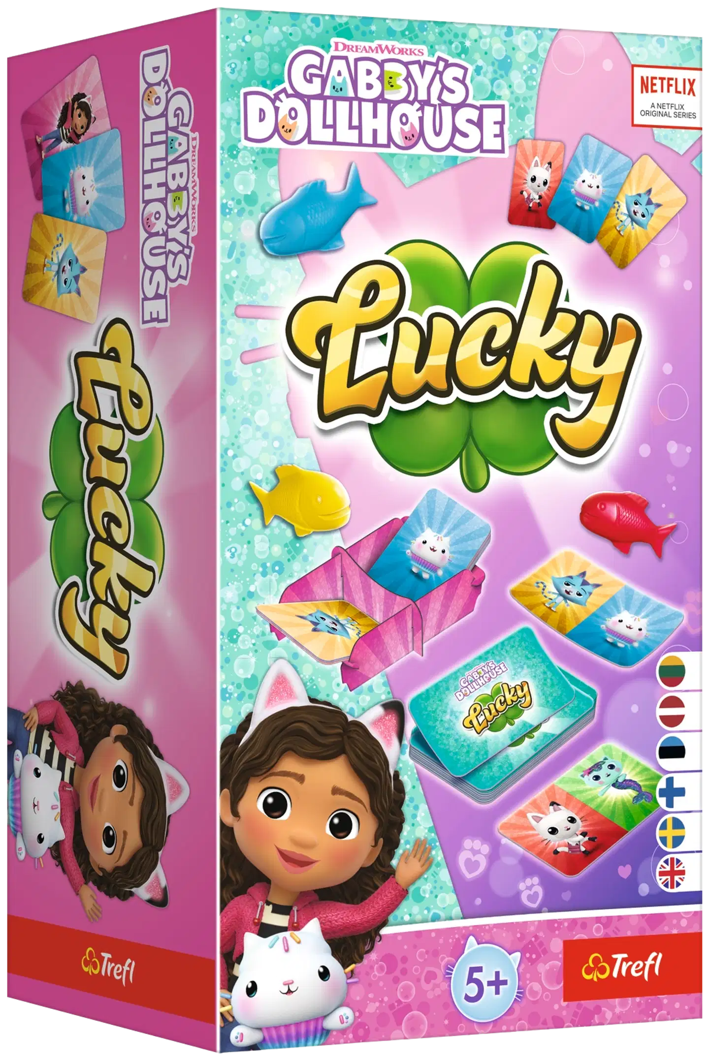 Trefl Gabby's Dollhouse lautapeli Gabbyn nukketalo Lucky - 1