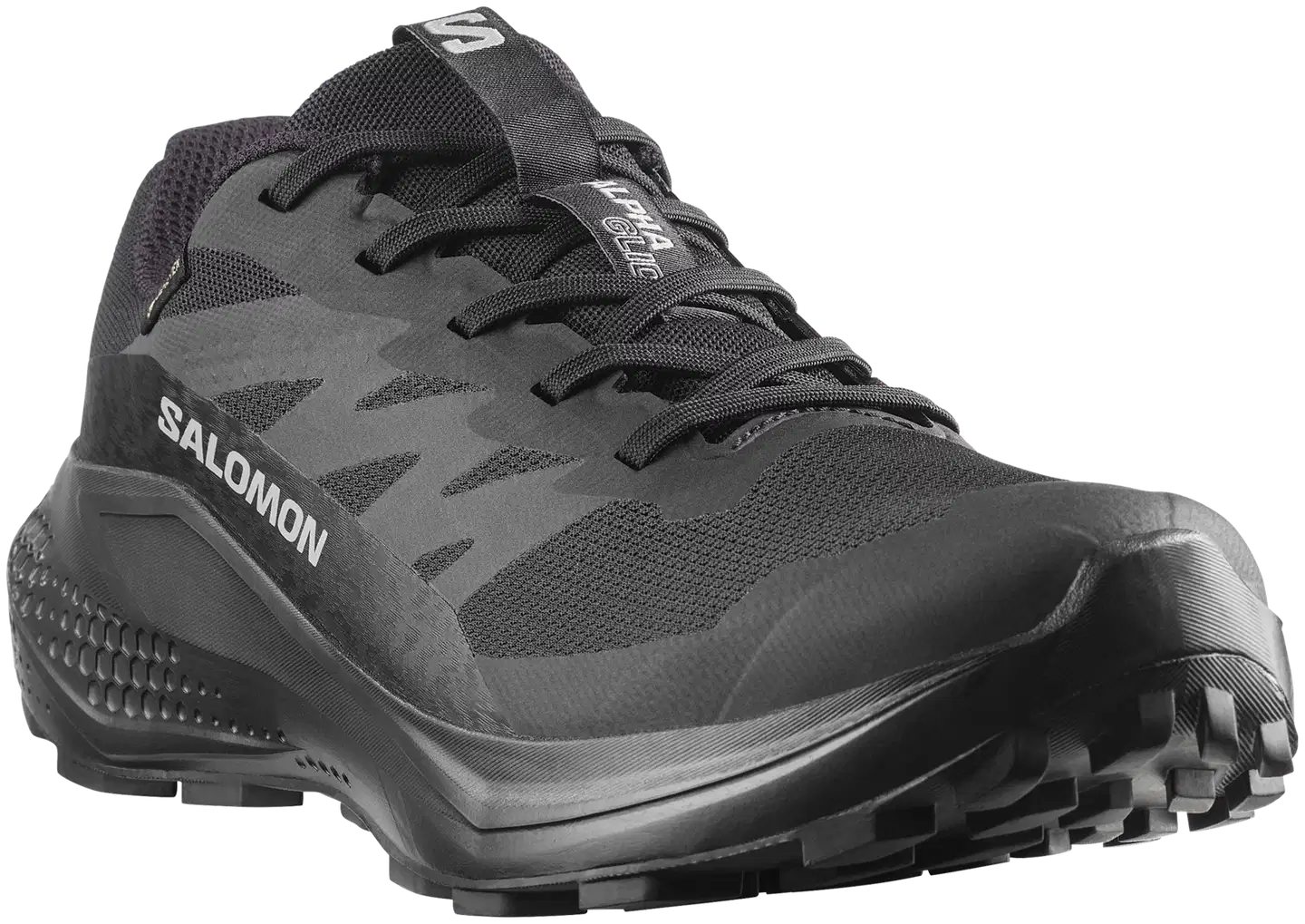Salomon Alpha glide GTX W naisten juoksukenkä WP - Black/Asphalt/Black - 3