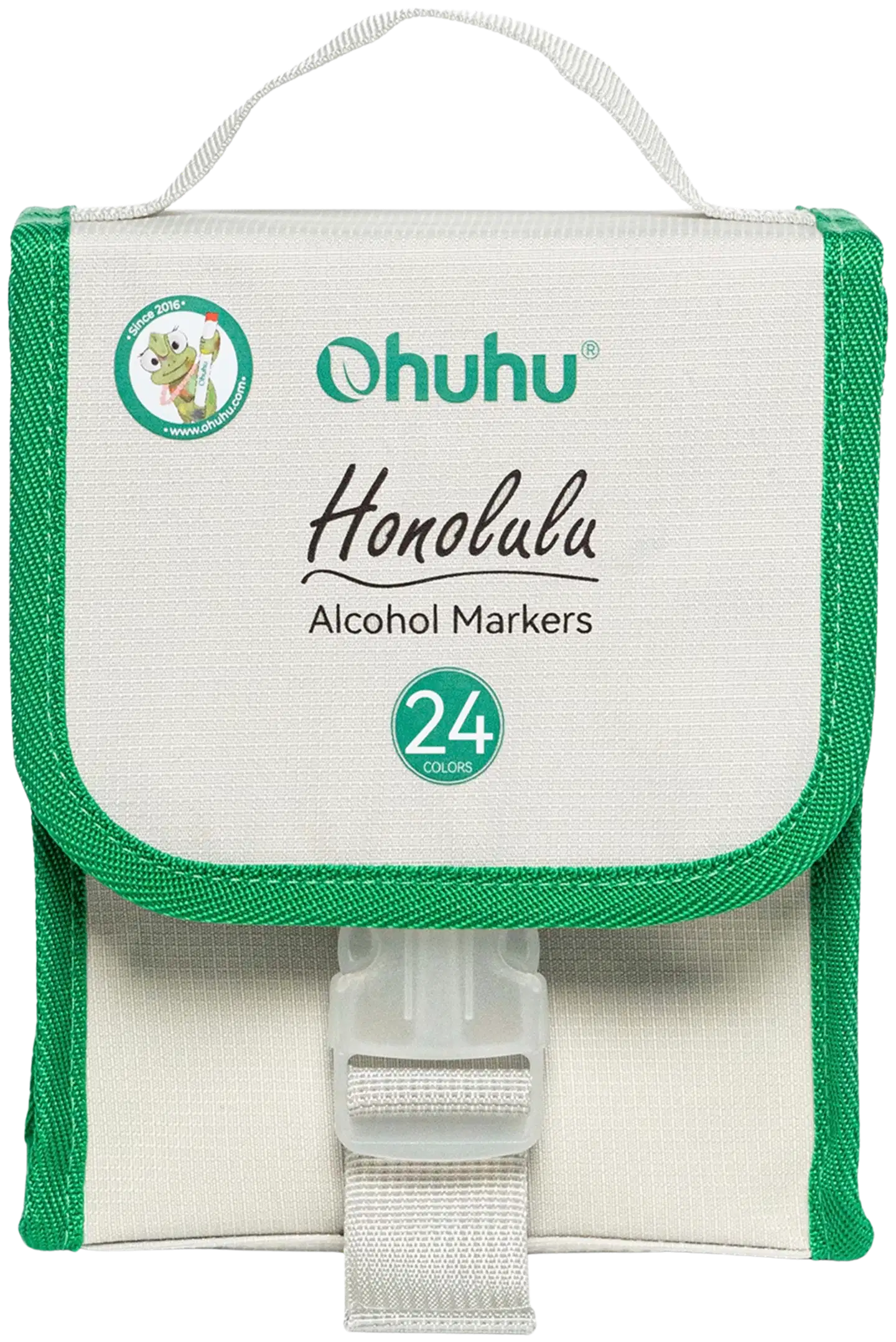 Ohuhu Honolulu huopakynä kaksikärkinen 24 kpl perus värit - 1