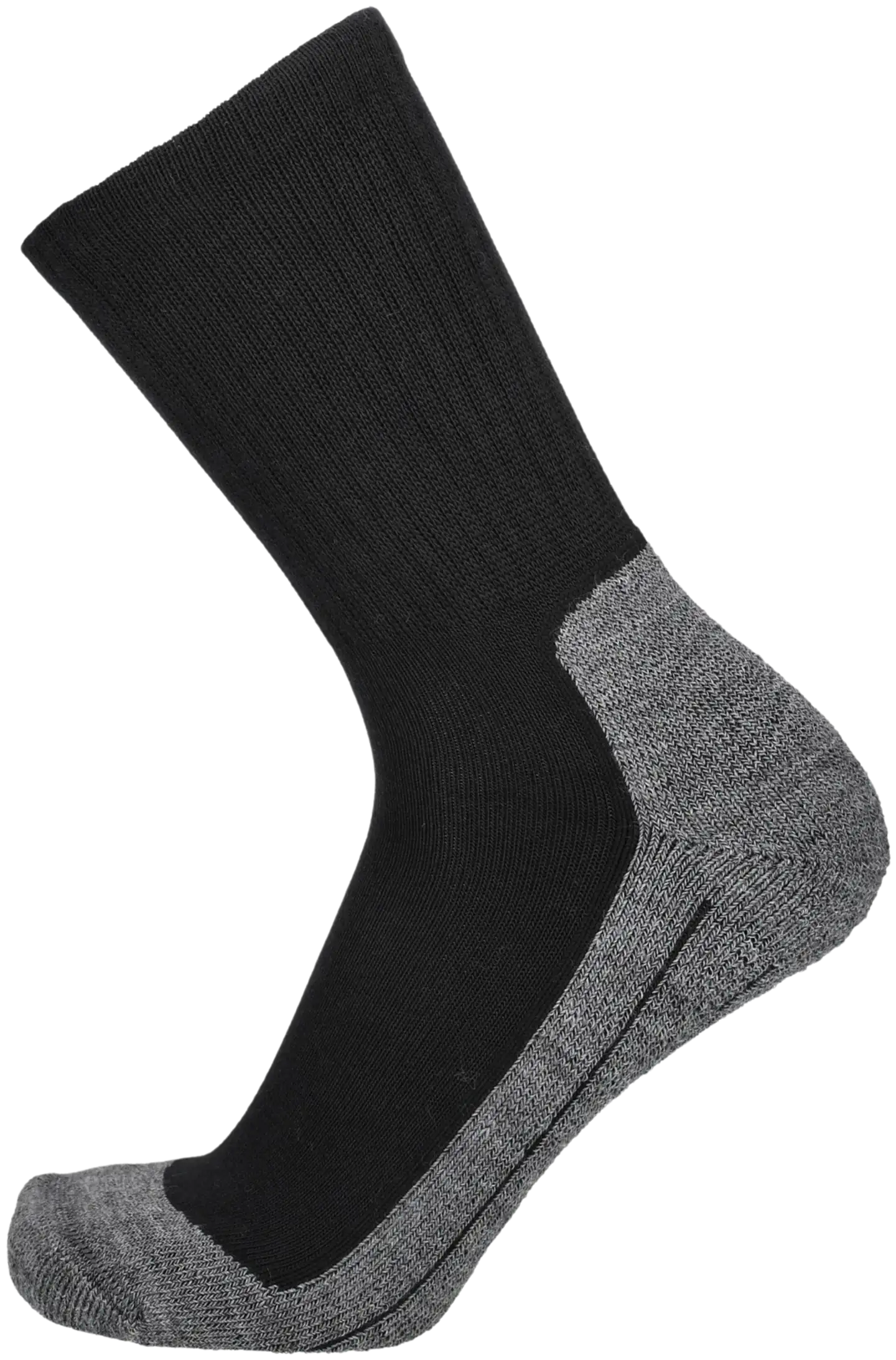 UphillSport miesten villapohjasukat 2-pack - MUSTA - 3