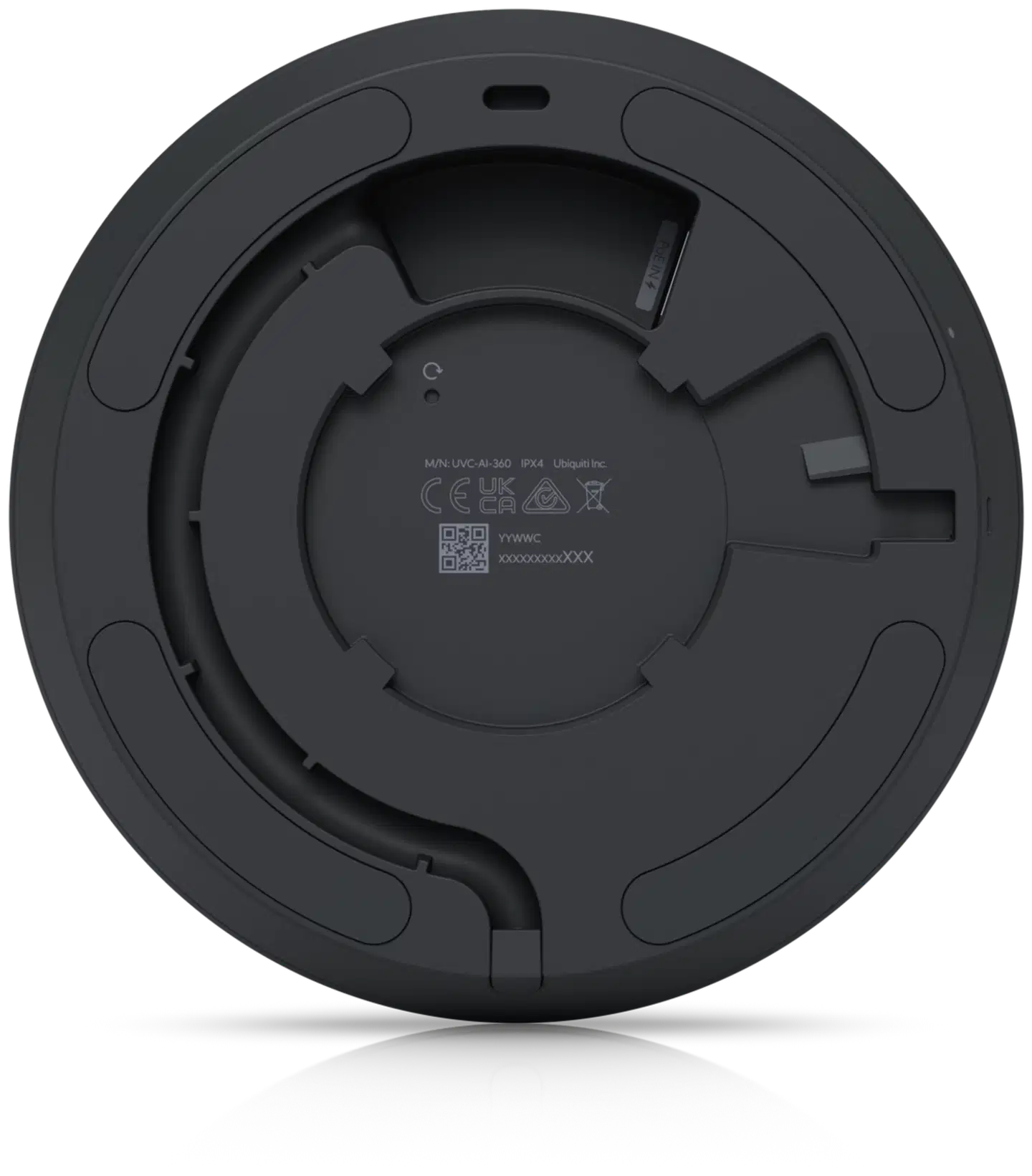 Ubiquiti ilkivaltasuojattu 2K PoE -valvontakamera 360° panoraamakuvalla UVC-AI-360 - 5