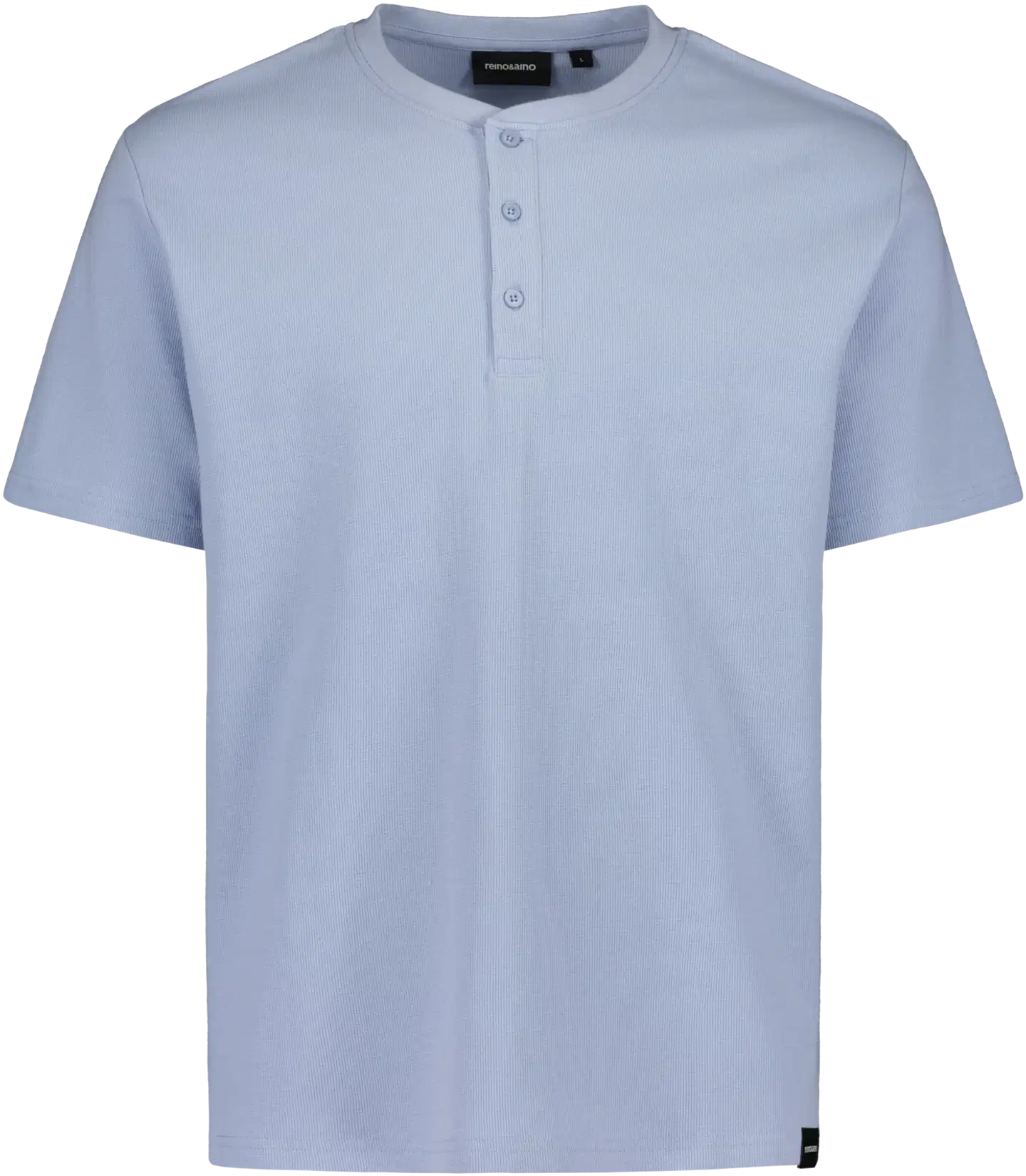 Reino&Aino miesten Henley T-paita Reino - Light Blue - 1