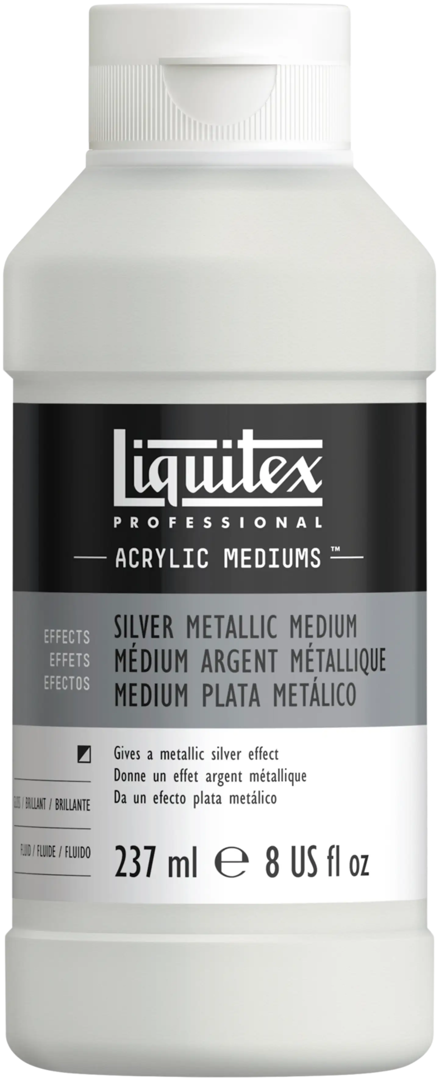 Liquitex silver metallic medium 237ml