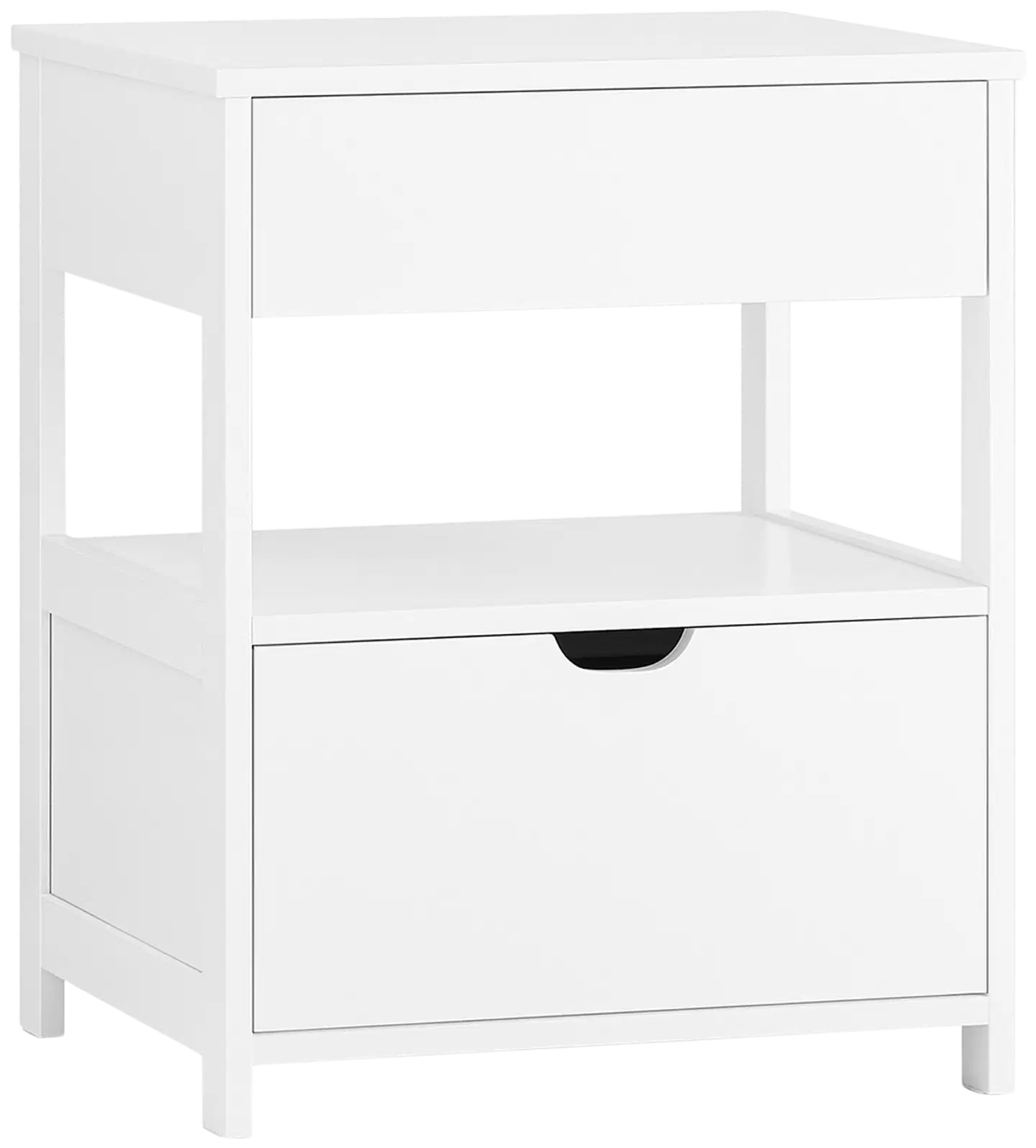 SoBuy yöpöytä valkoinen FRG258-II-W - 1