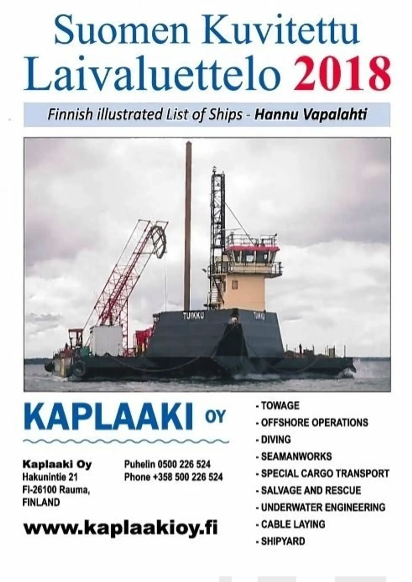 Suomen kuvitettu laivaluettelo 2018 - Finnish illustrated list of ships 2018