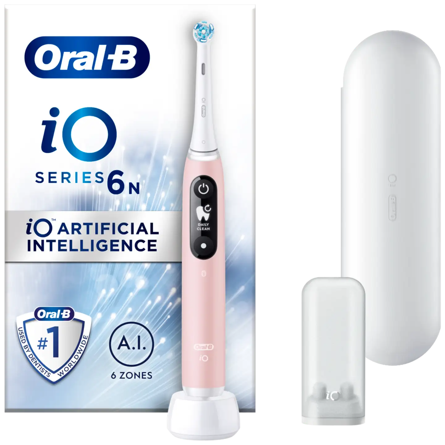 Oral-B Sähköhammasharja iO6 Pinkki + matkakotelo - 1