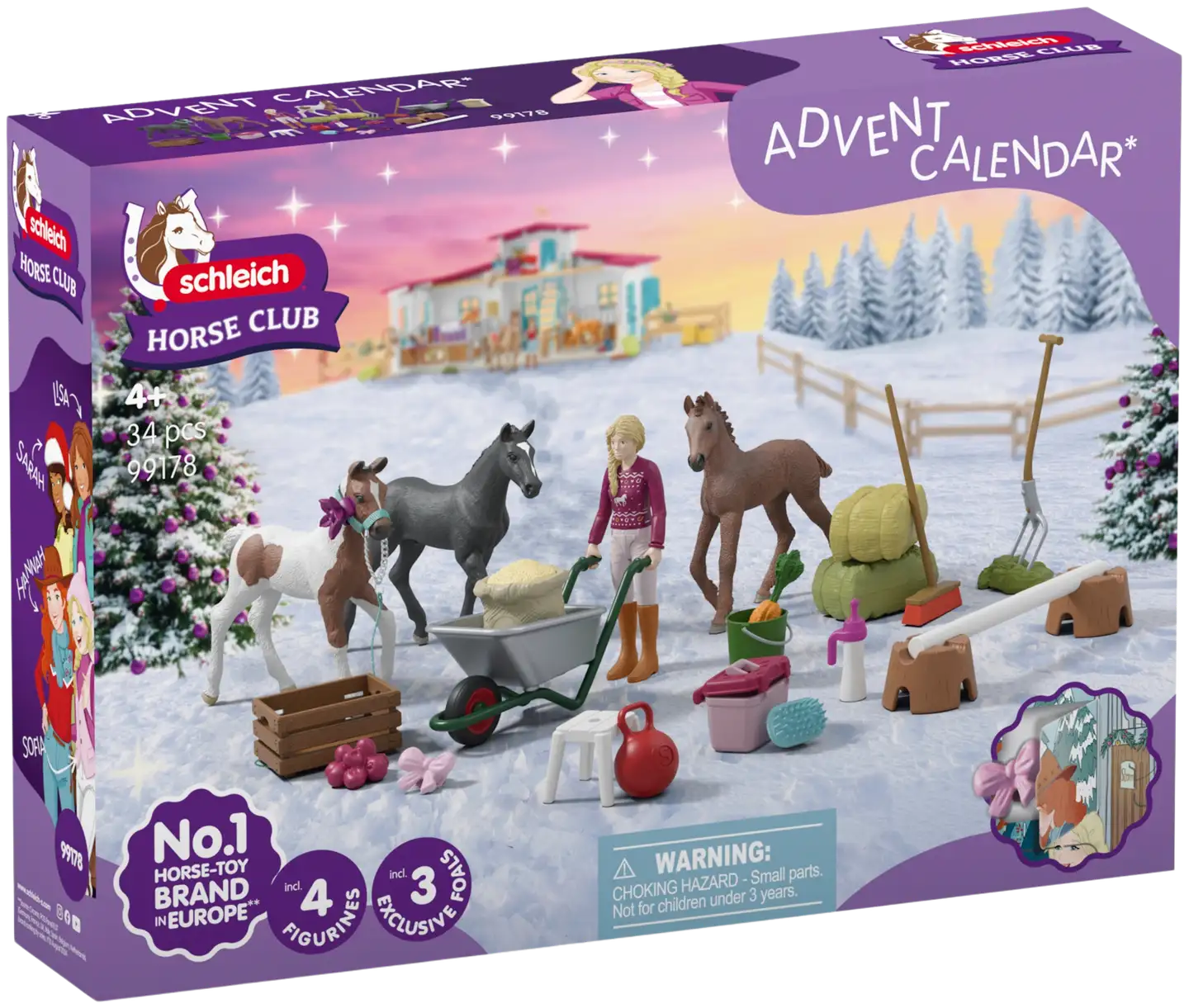 Schleich joulukalenteri Horse Club 2025 - 1