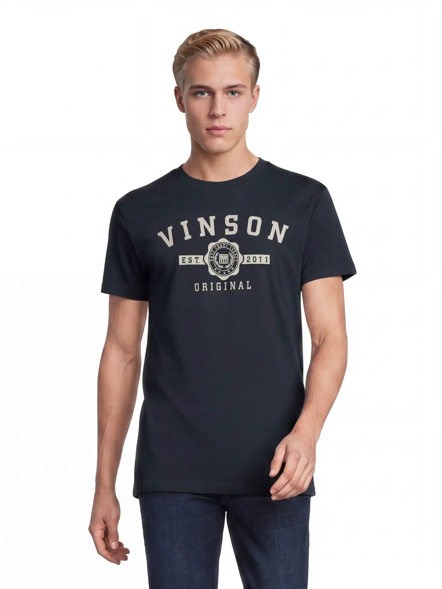 Vinson miesten T-paita Mindy - DARK SAPPHIRE - 1