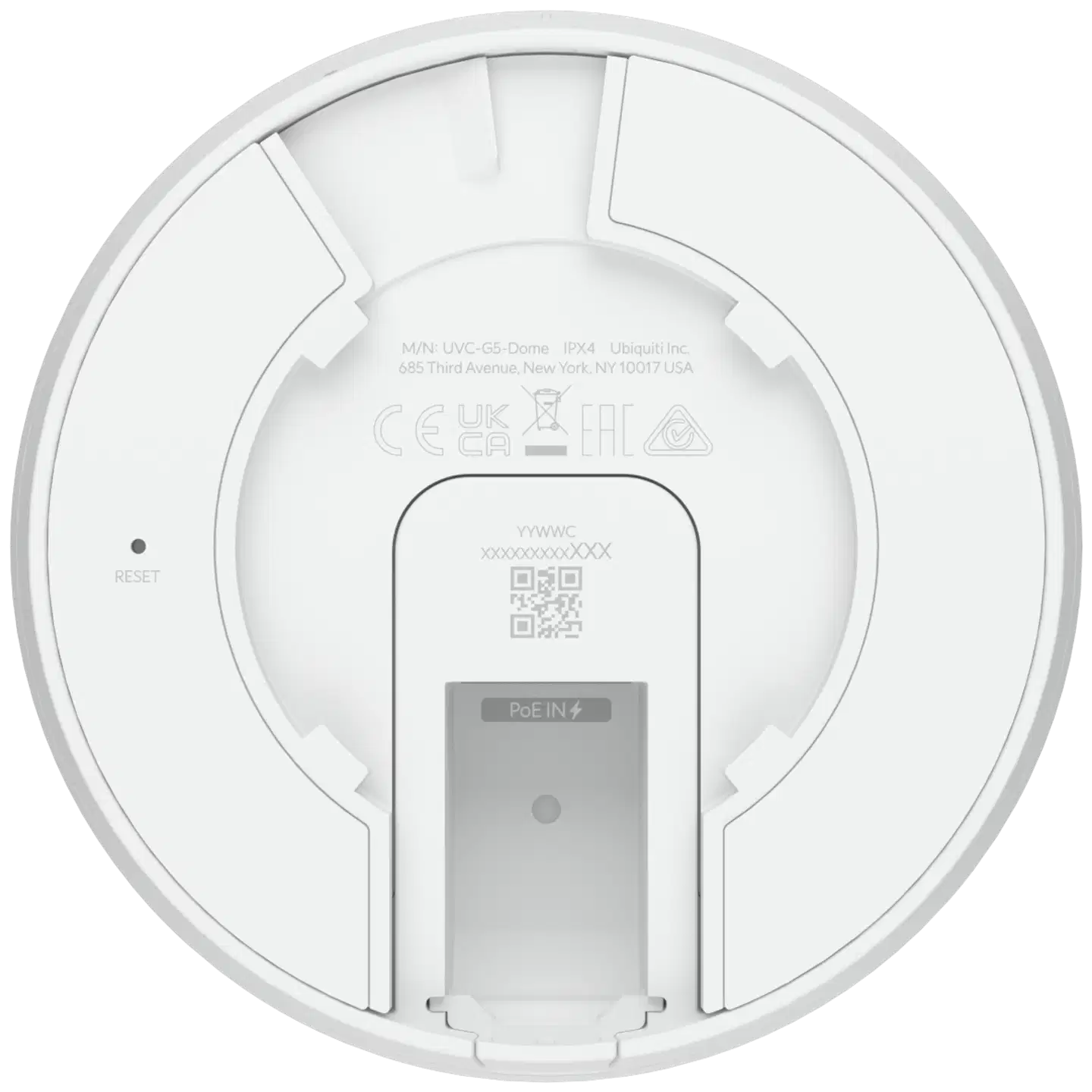 Ubiquiti 2K HD PoE -kattokupukamera korkealla resoluutiolla UVC-G5-Dome - 7