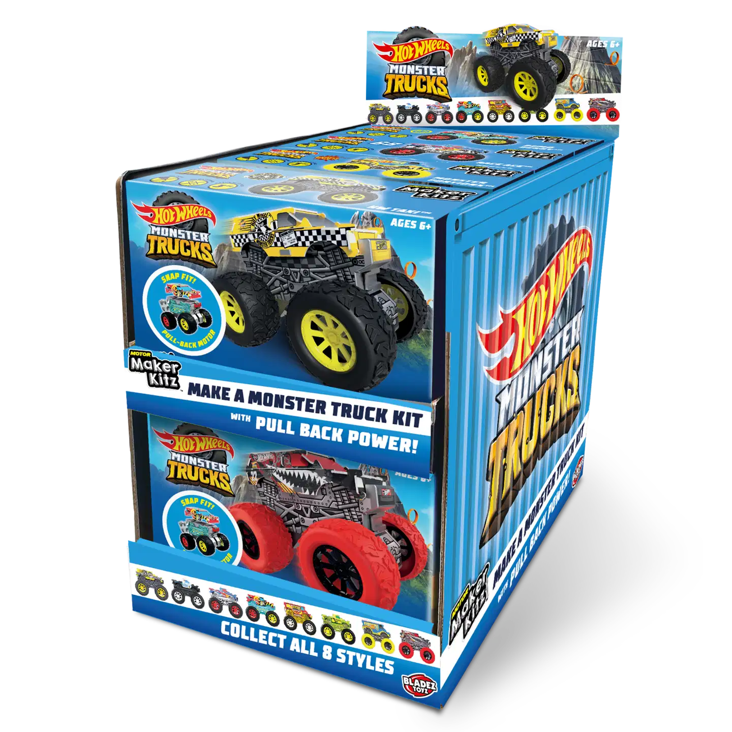 Bladez Toyz DIY lelu Hot Wheels Mini Maker Kitz Monster Truck Kit - 5