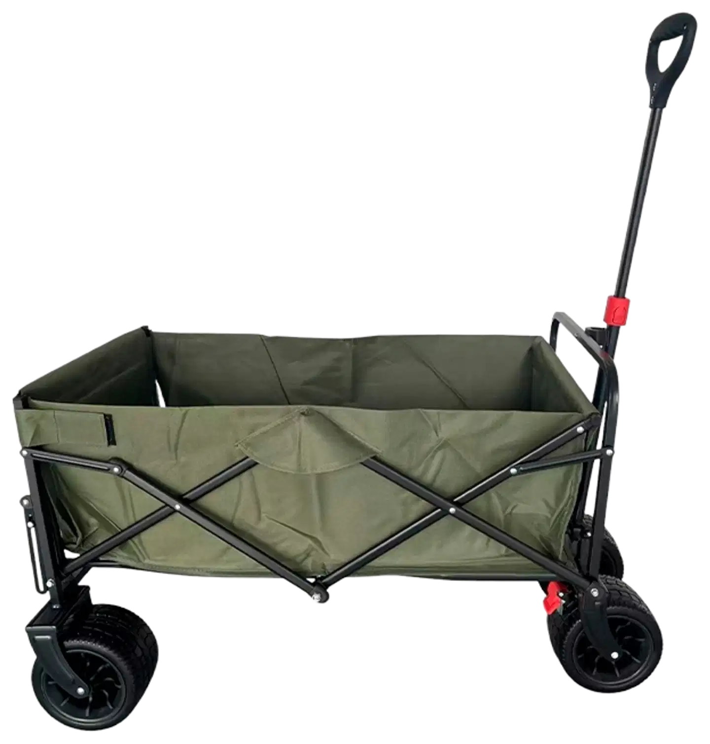 Fornorth puutarhakärry 115x61x105cm 100kg, oliivi - 2