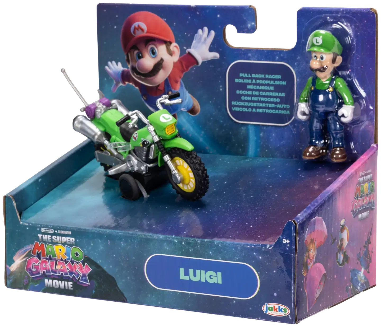 Mario Movie 2 figuuri ja moottoripyörä Wave 1, erilaisia - 4