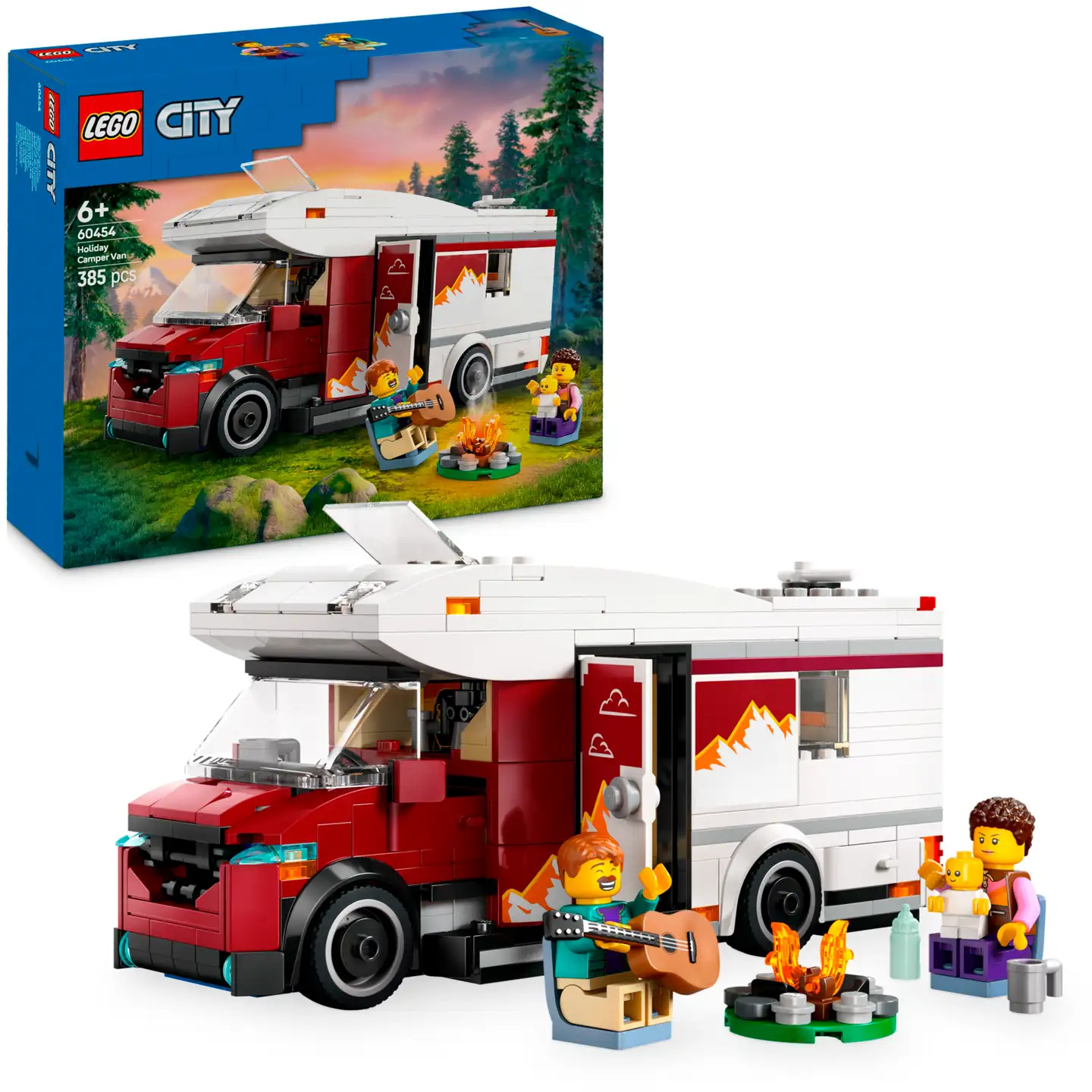 LEGO® City Great Vehicles 60454 Seikkailulomalaisten matkailuauto - 1