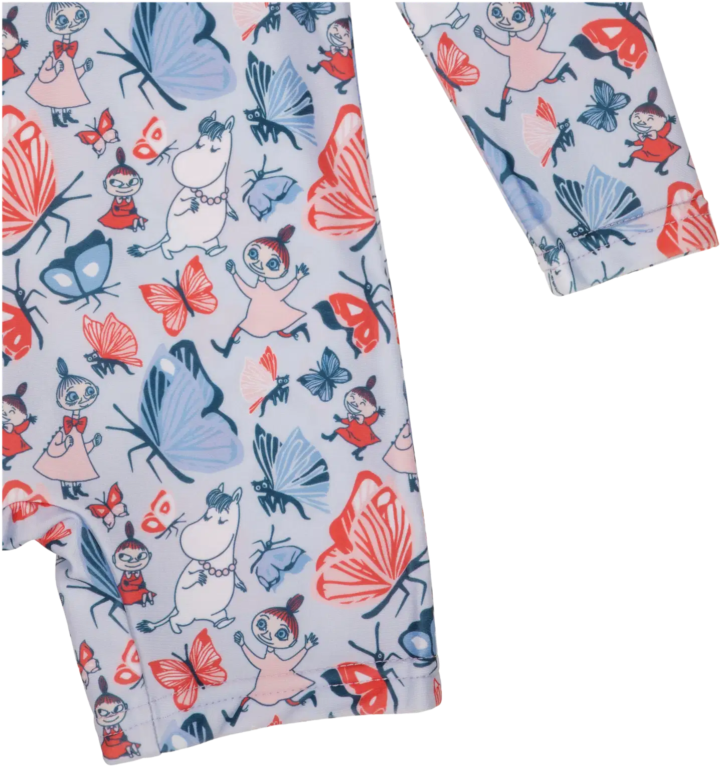 Muumi Vauvojen uima-asu Perhospuisto 591760 - Vaaleansinine - 2