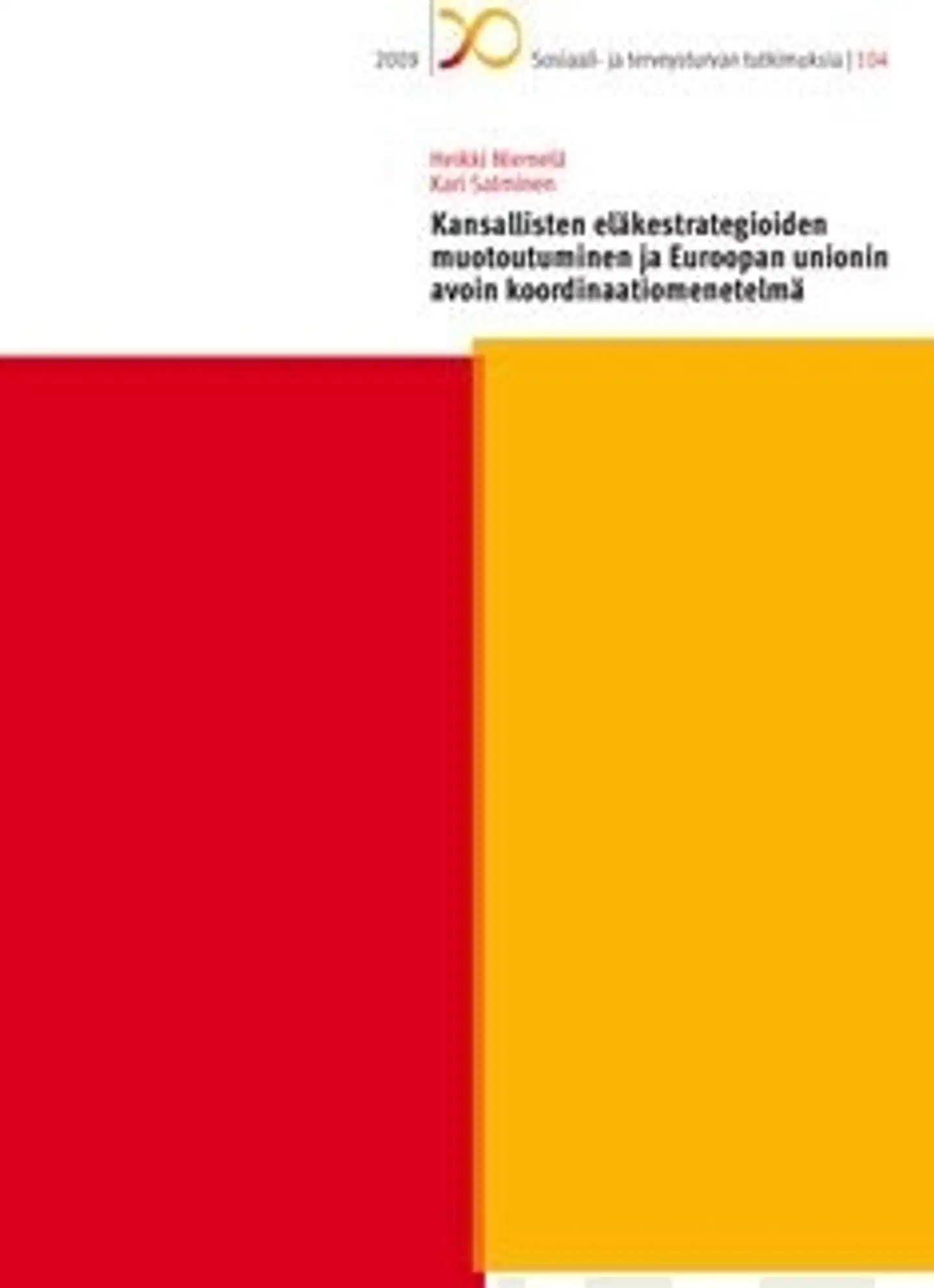 Niemelä, Kansallisten eläkestrategioiden muotoutuminen ja Euroopan unionin avoin koordinaatiomenetelmä