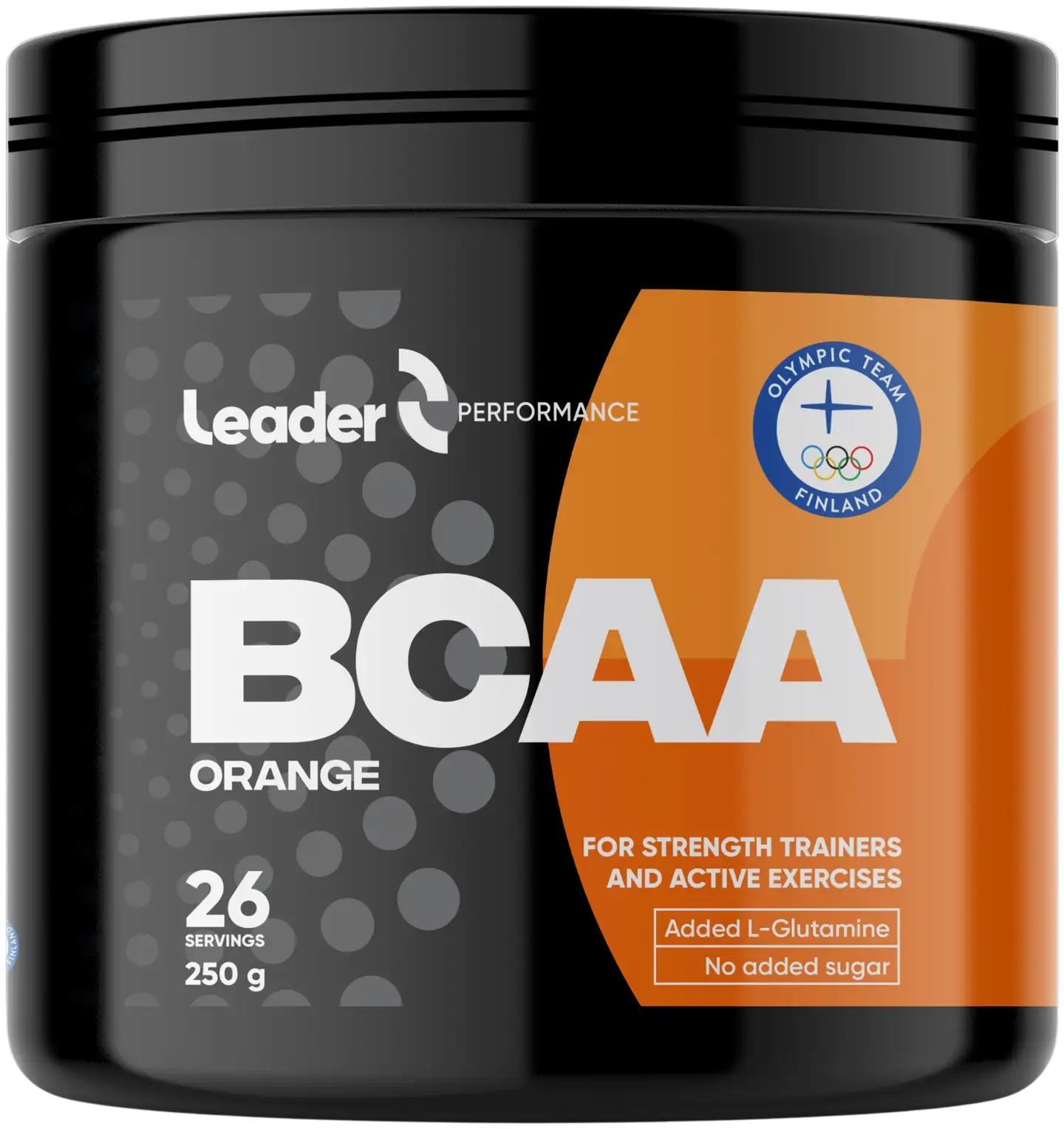 Leader Performance ravintolisä BCAA aminohappojuomajauhe appelsiininmakuinen 250 g