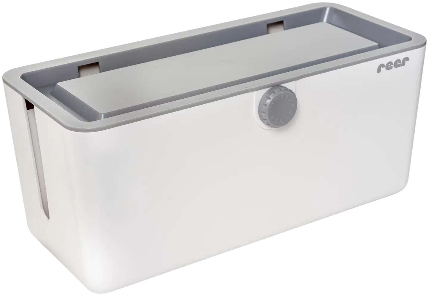 Reer kaapeliboksi sähköjohtojen turvalliseen säilytykseen lapsilukolla, tilava - 1