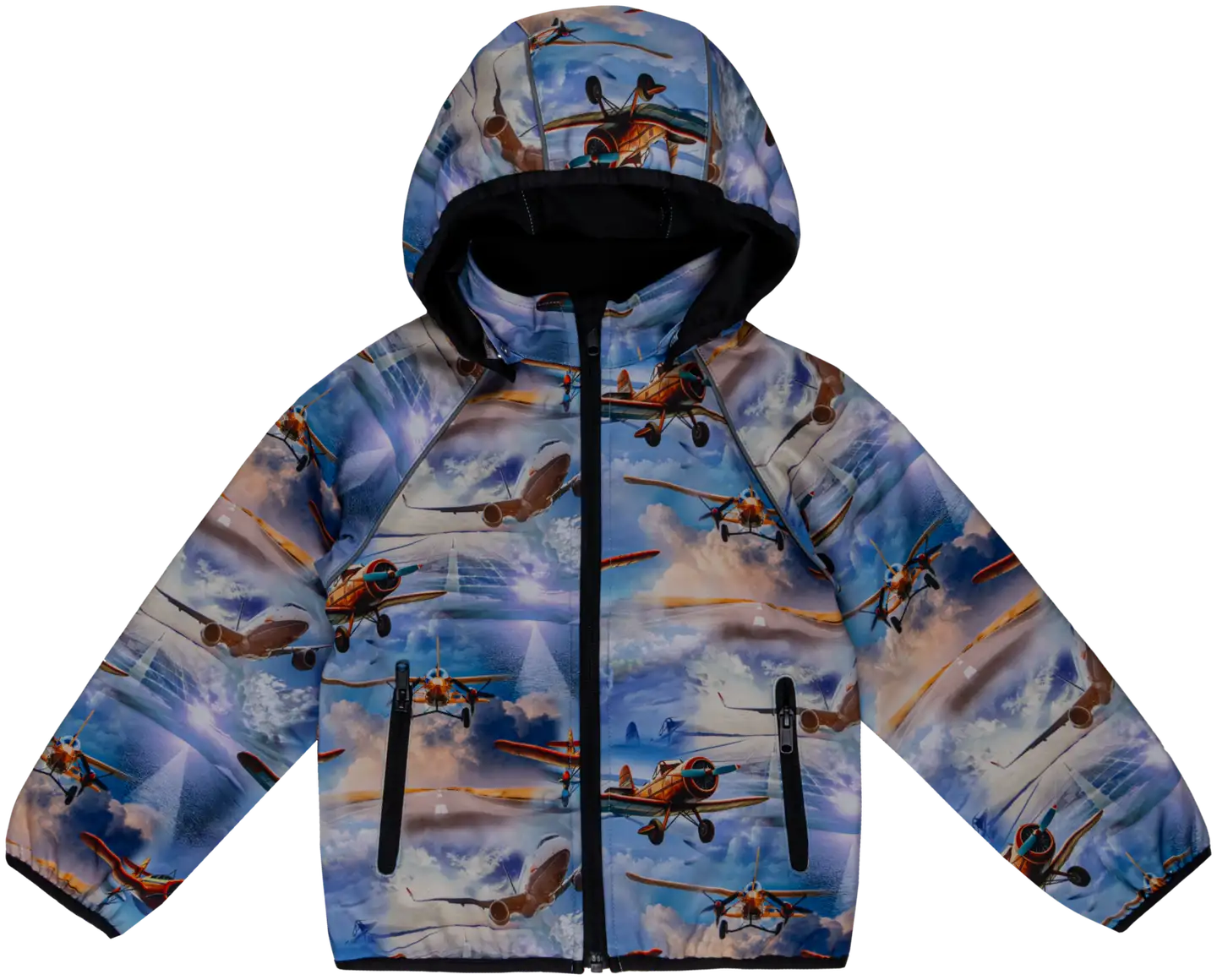 Ciraf lasten vedenpitävä kuosisoftshell-takki 252C07262D - BLUE AOP - 1