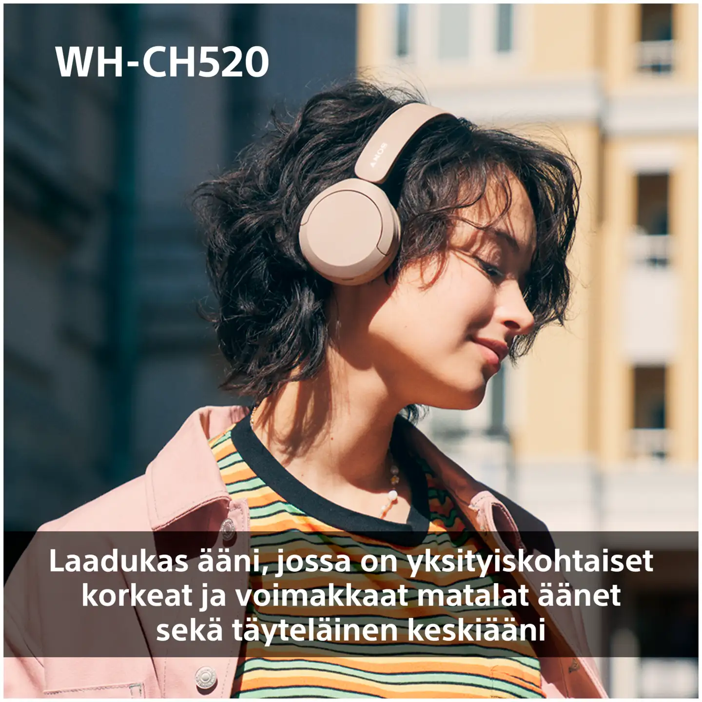 Sony Bluetooth sankakuulokkeet WH-CH520Y keltainen - 3