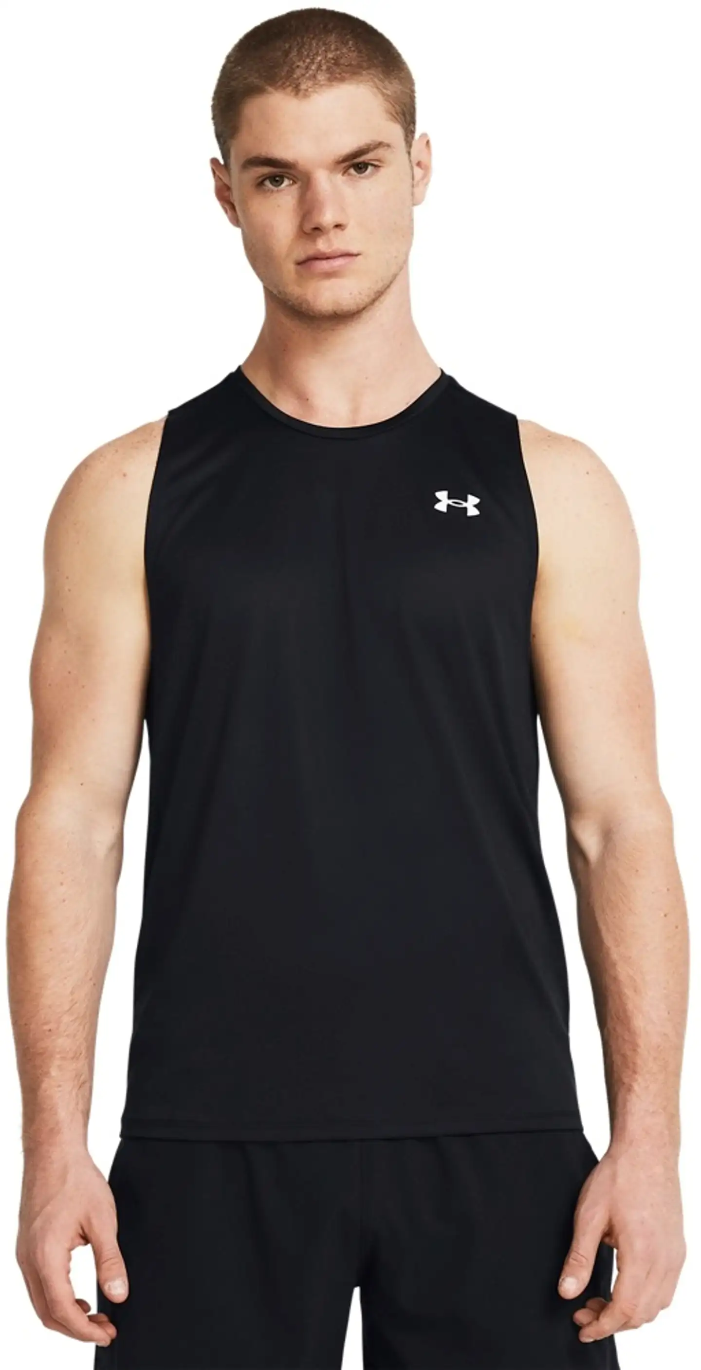 Under Armour miesten hihaton treenipaita 1382795 - BLACK - 3