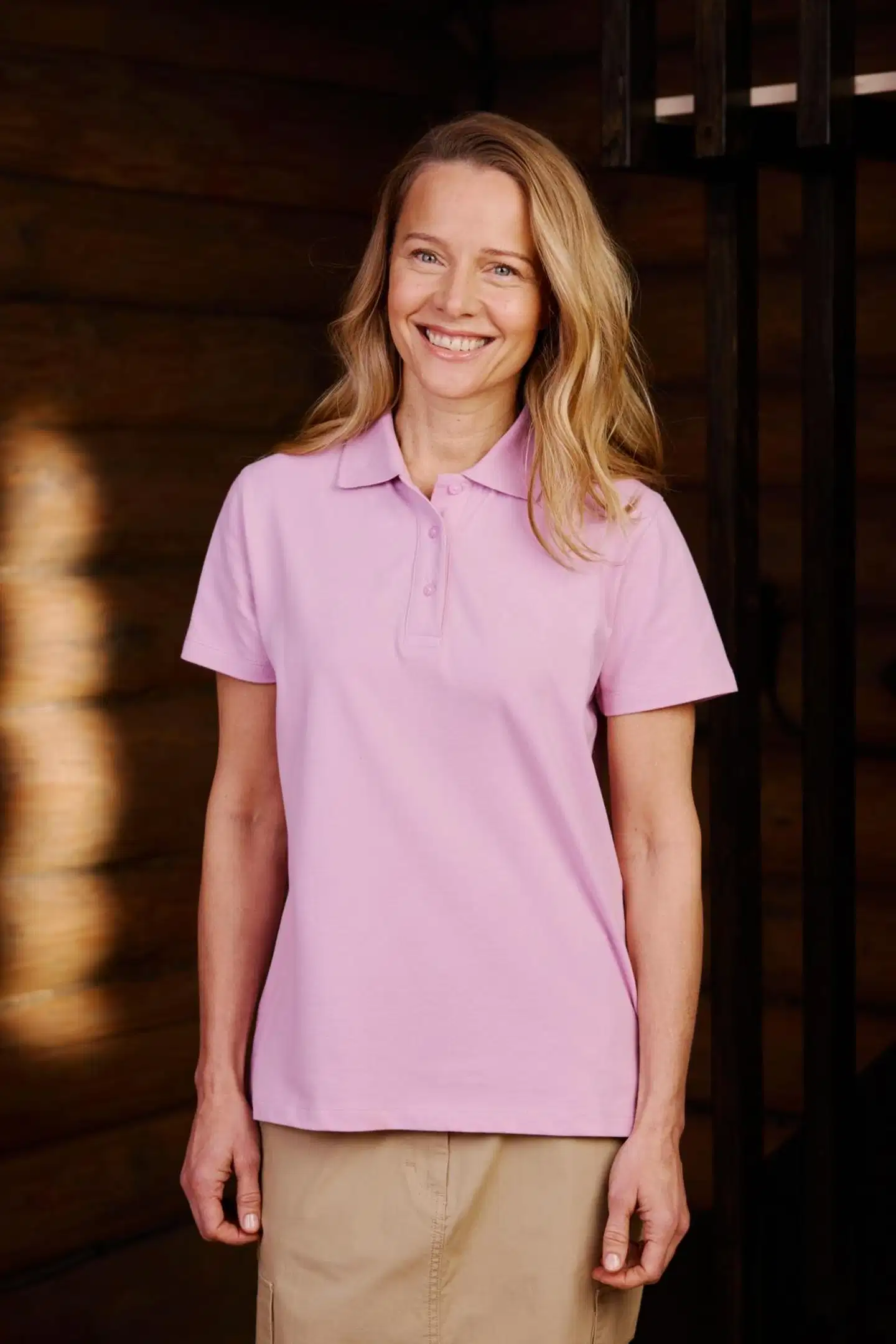 Reino&Aino naisten pikeepaita Aino - pink - 8