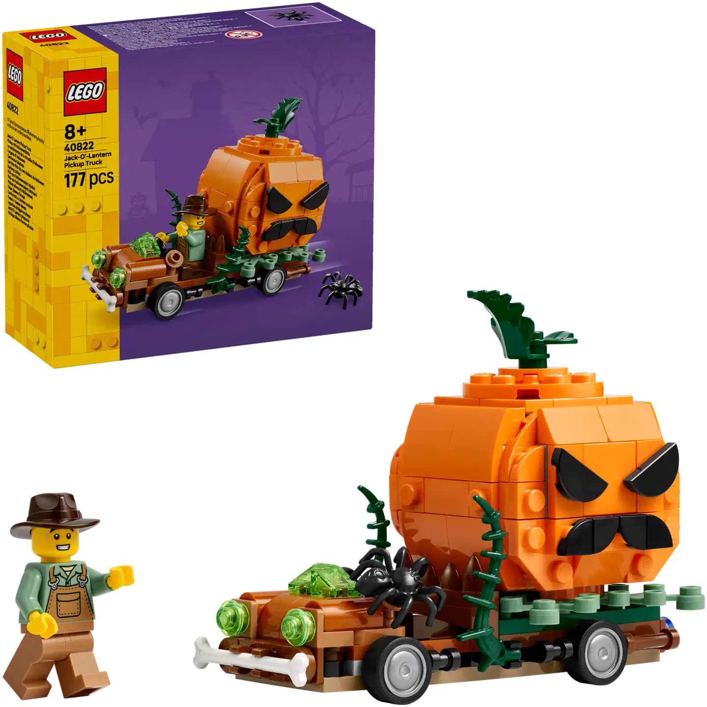 LEGO® Seasons and Occasions 40822 Kurpitsalyhtyauto - 1