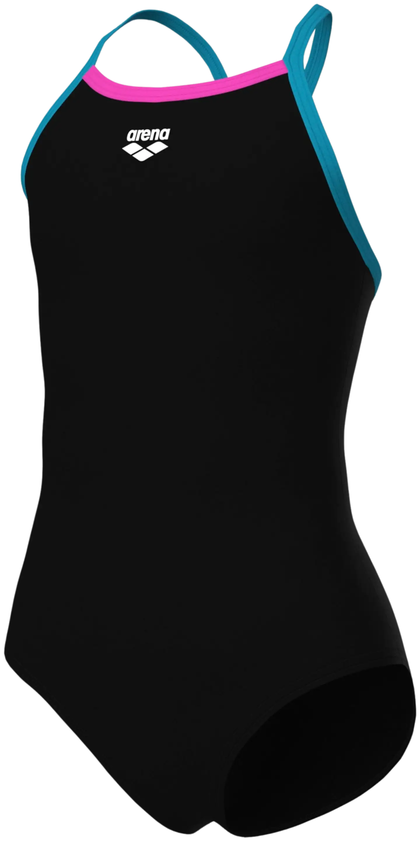 arena lasten uimapuku Light Drop Solid - Black-Eyeblush-Shocking Pink - 6