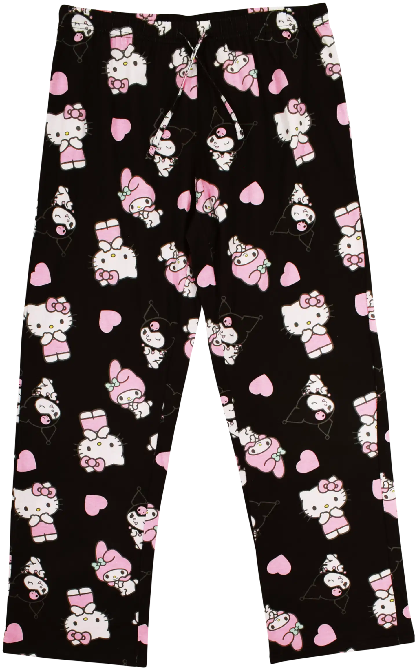 Hello Kitty naisten pyjamahousut SMI-HELK-3 - musta