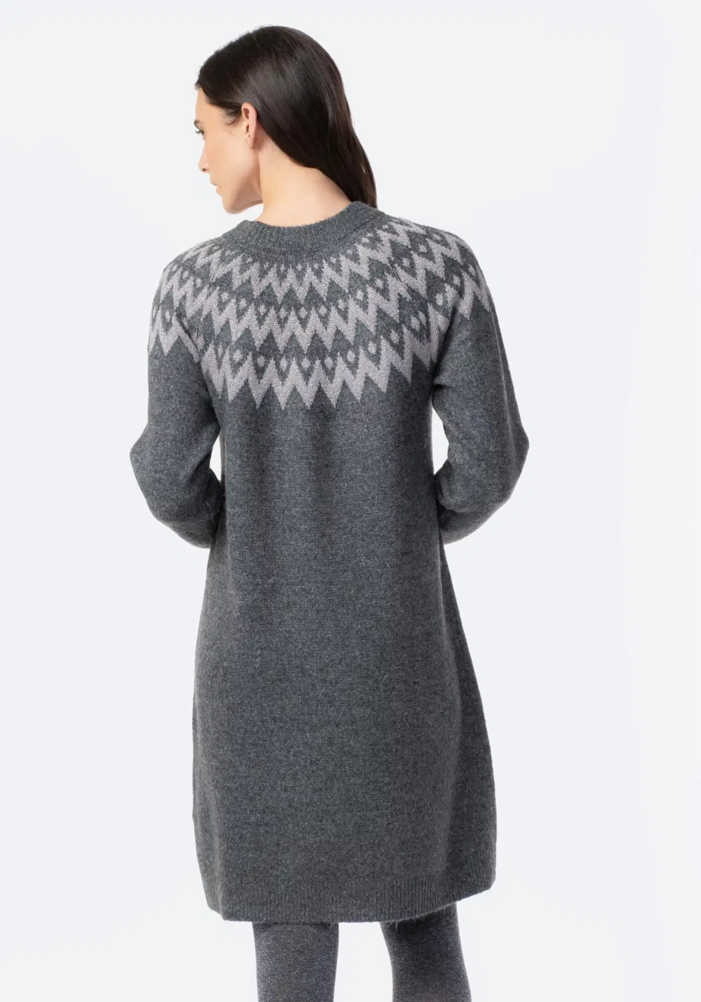 TEX naisten neuletunika I291487 - GREY - 3