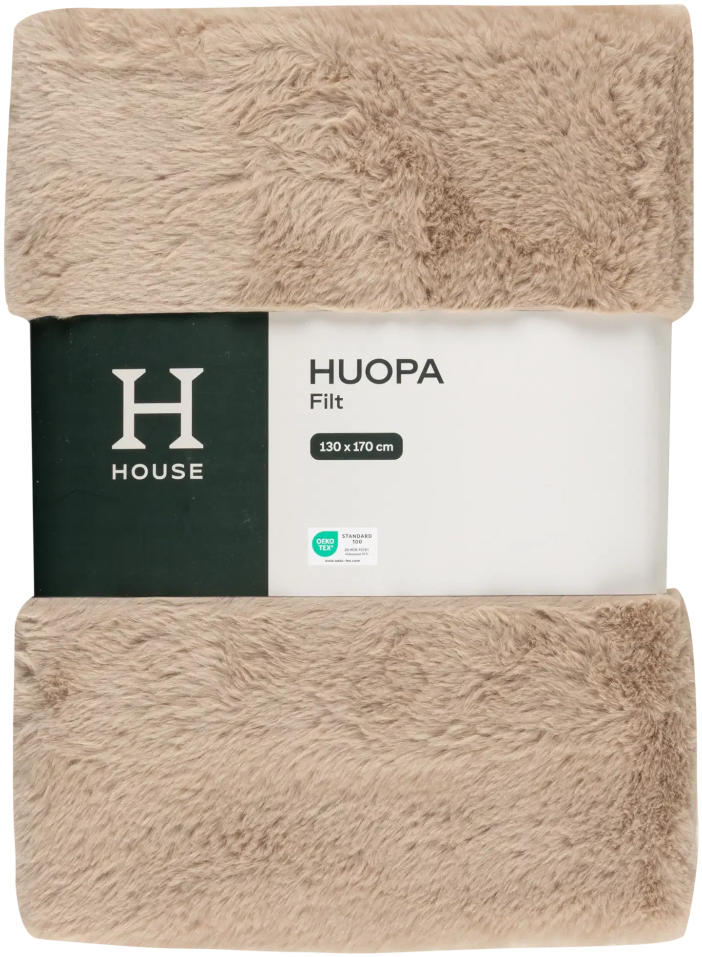 House huopa Faux Fur 130 x 170 cm beige - 1