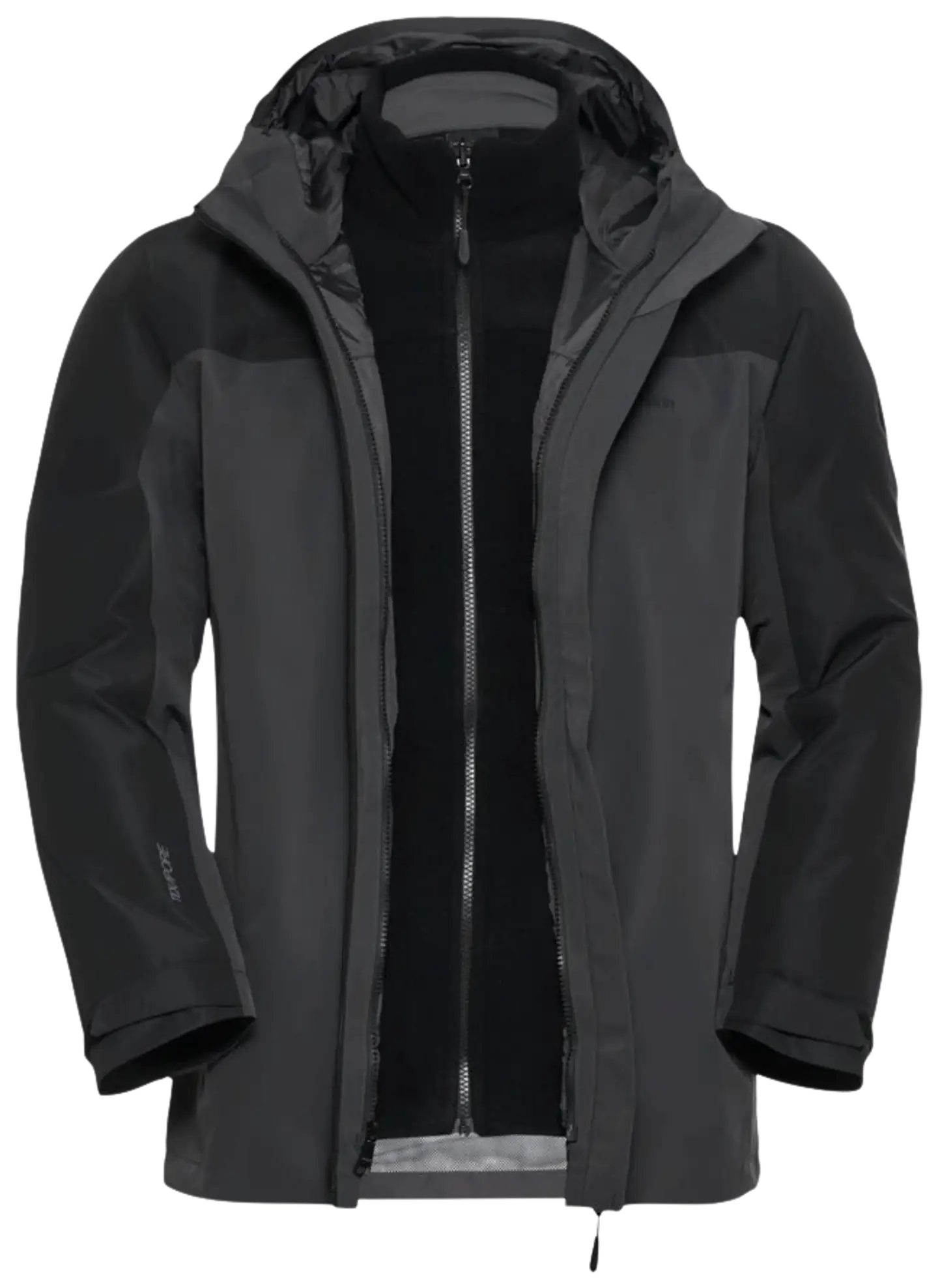 Jack Wolfskin miesten takki Taubenberg 3in1 - phantom - 4