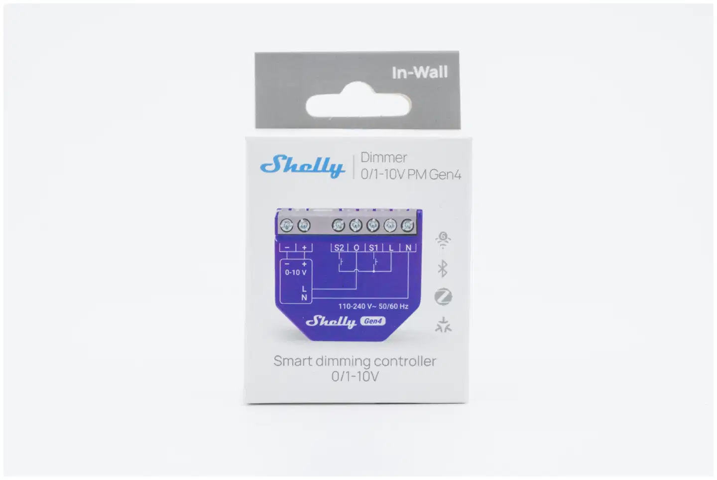 Shelly Dimmer 0/1-10V PM Gen4 - WiFi- ja Zigbee 0-10 V -ohjain - 4