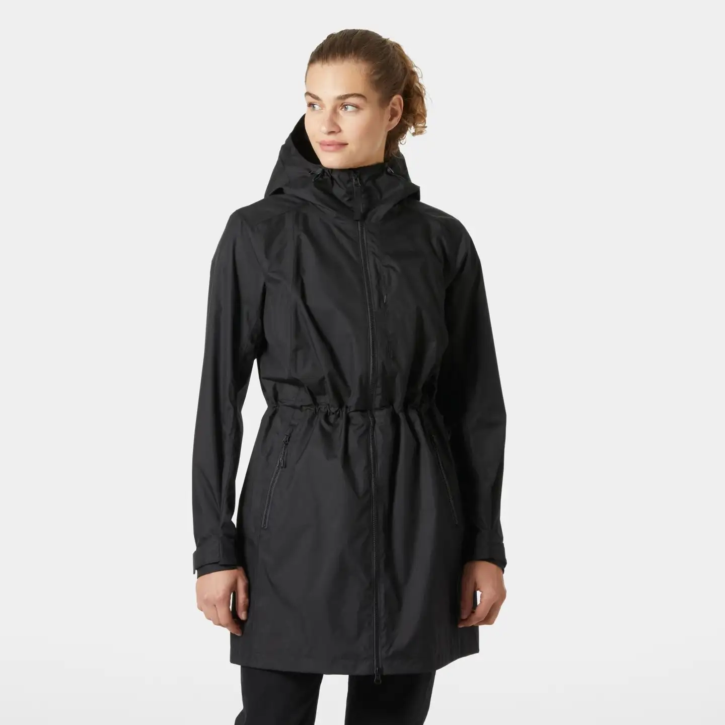 Helly Hansen naisten parkatakki W Westport Raincoat 54342 - BLACK - 3