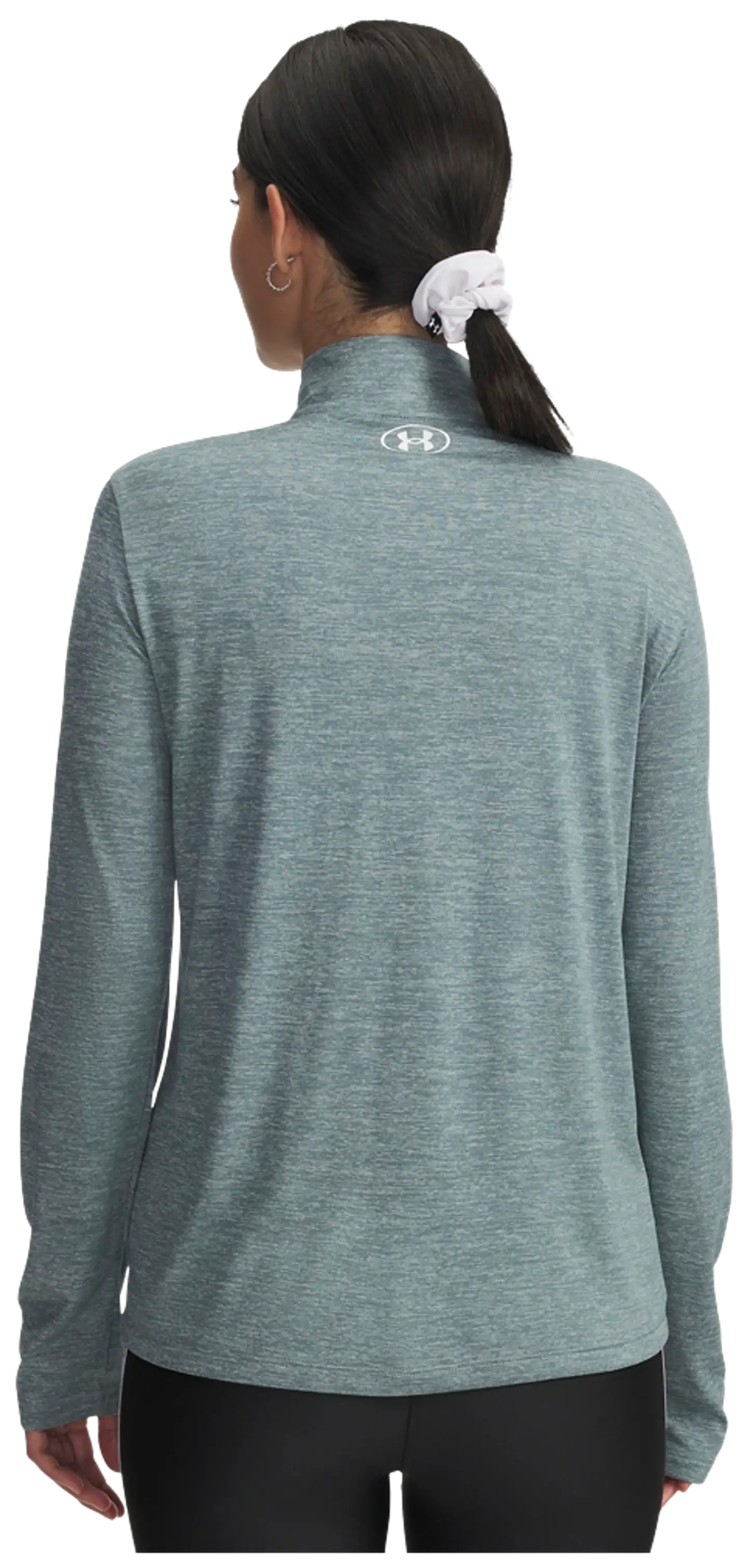 Under Armour naisten pitkähihainen treenipaita Tech 1/2 Zip- Twist 1384225 - Jasper Blue - 2