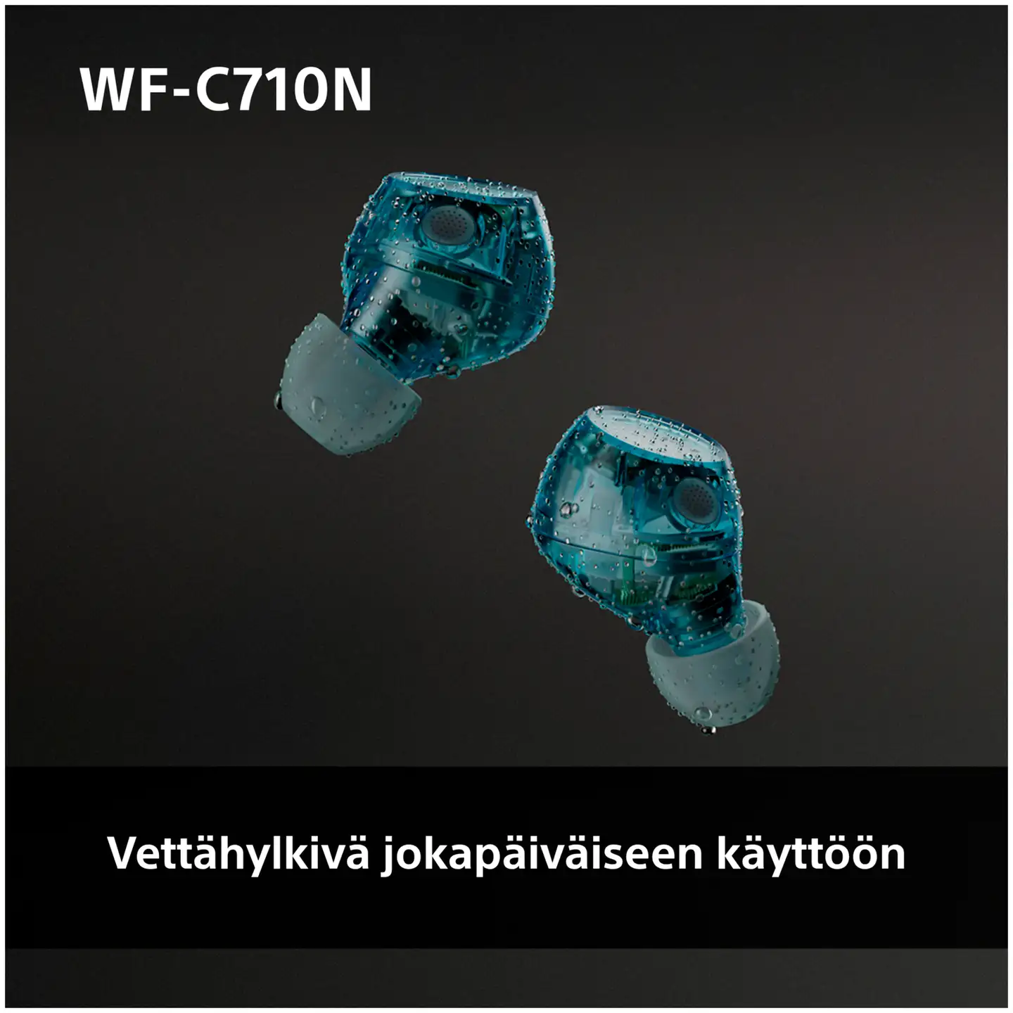 Sony langattomat vastamelunappikuulokkeet WF-C710NL sininen - 9