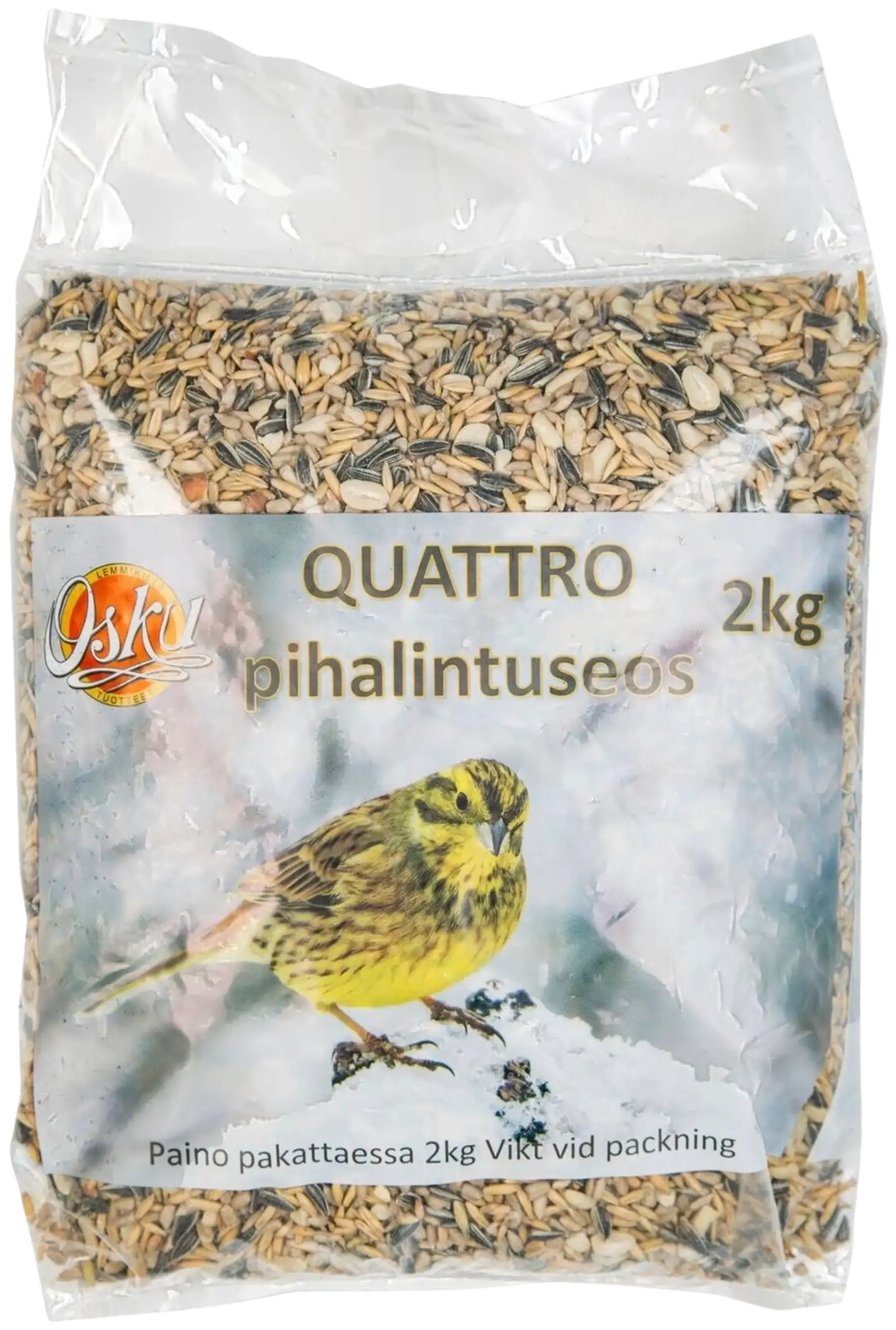 Osku 2 kg quattro pihalintuseos