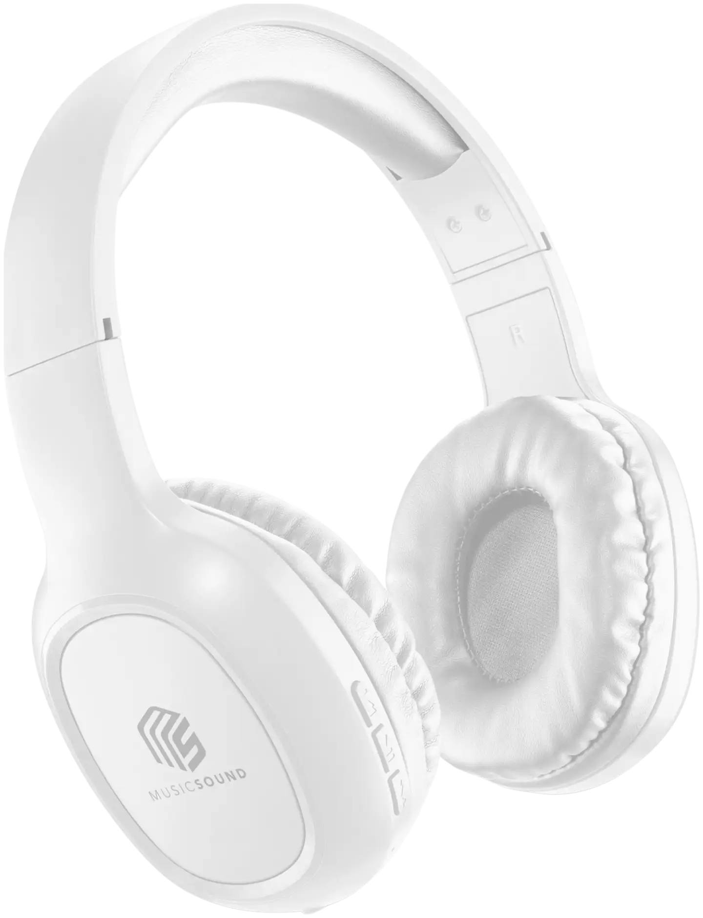 MusicSound Bluetooth sankakuulokkeet Basic valkoinen - 1