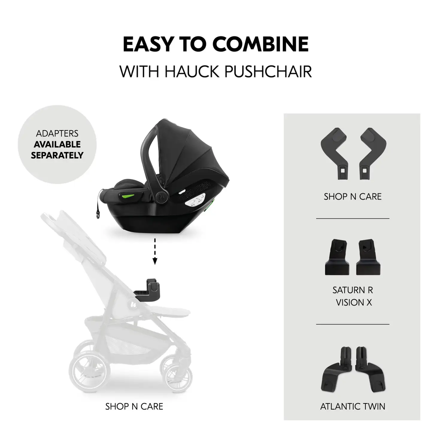 Hauck turvaistuin Drive N Care 40-87 cm musta - 19