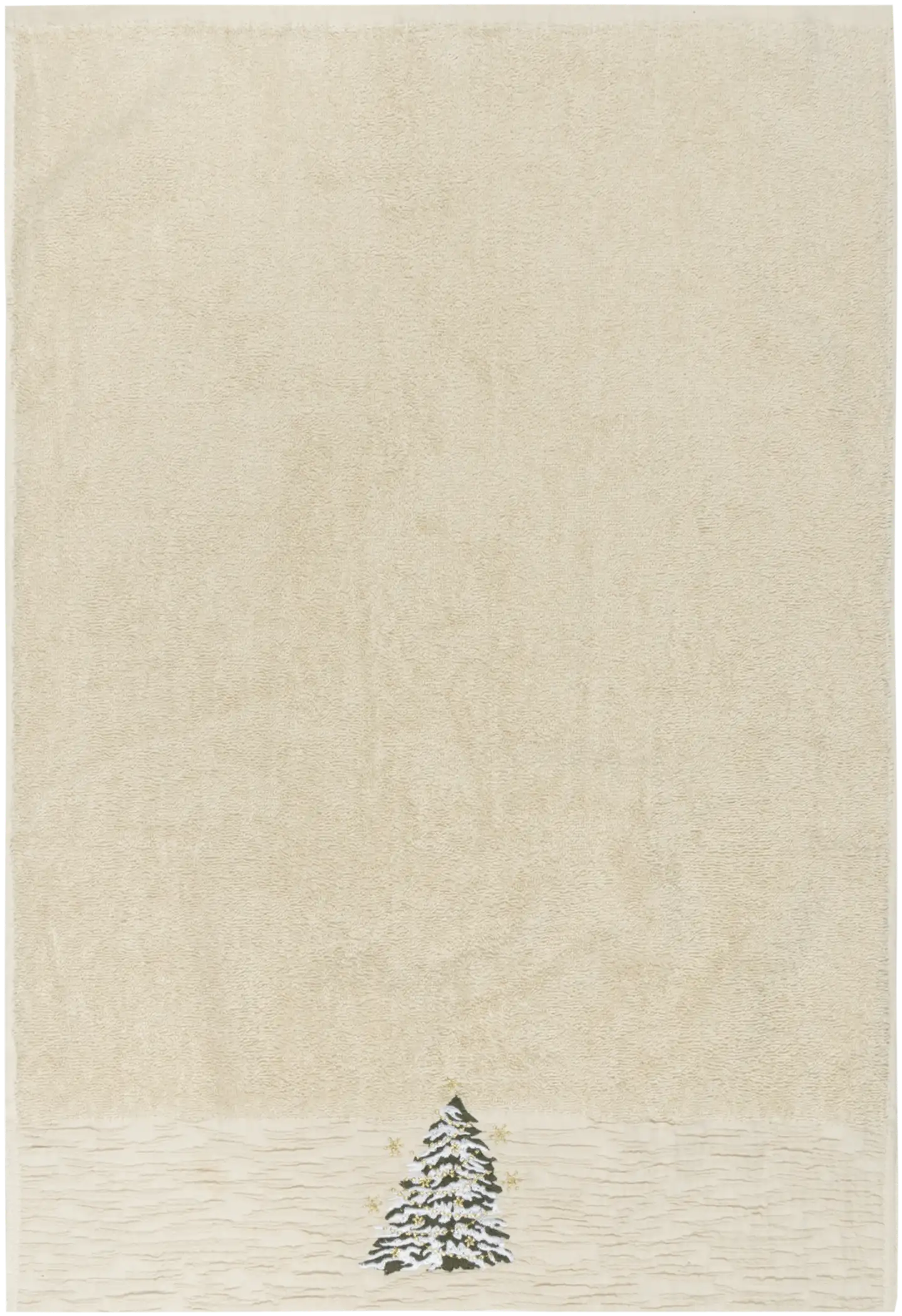 House käsipyyhe Xmas tree 50x70 cm beige - 1