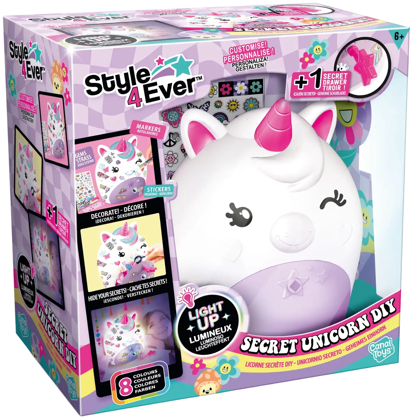 Style 4 Ever DIY Yksisarvislamppu salalokerolla - 2