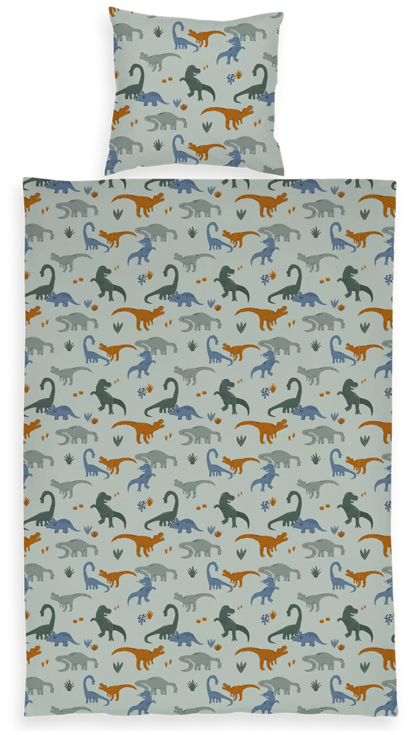 Ciraf lasten pussilakanasetti Dinosaur 120x160+40x60 cm - 1
