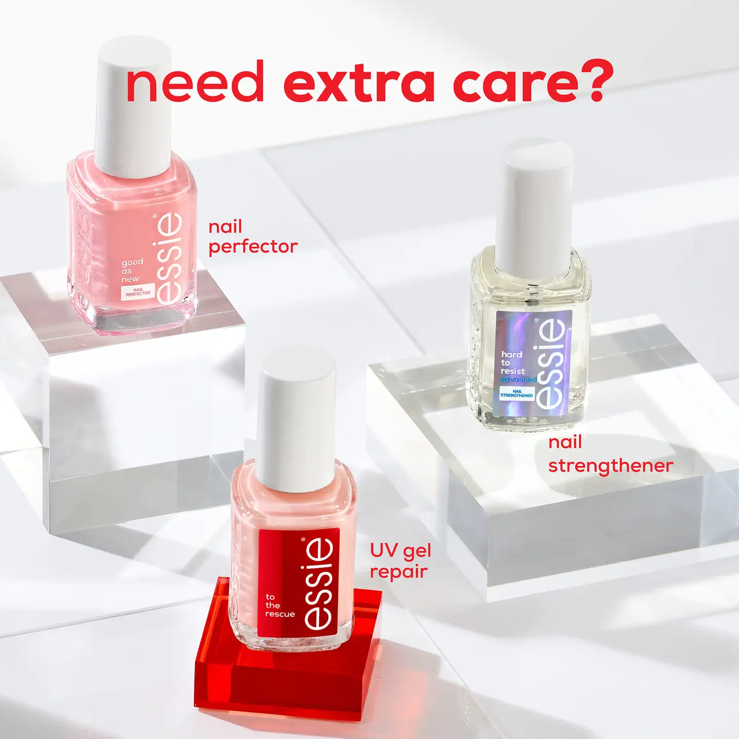 essie to the rescue kynsihoitotuote geelilakkauksen vaurioittamille kynsille 13,5 ml - 3
